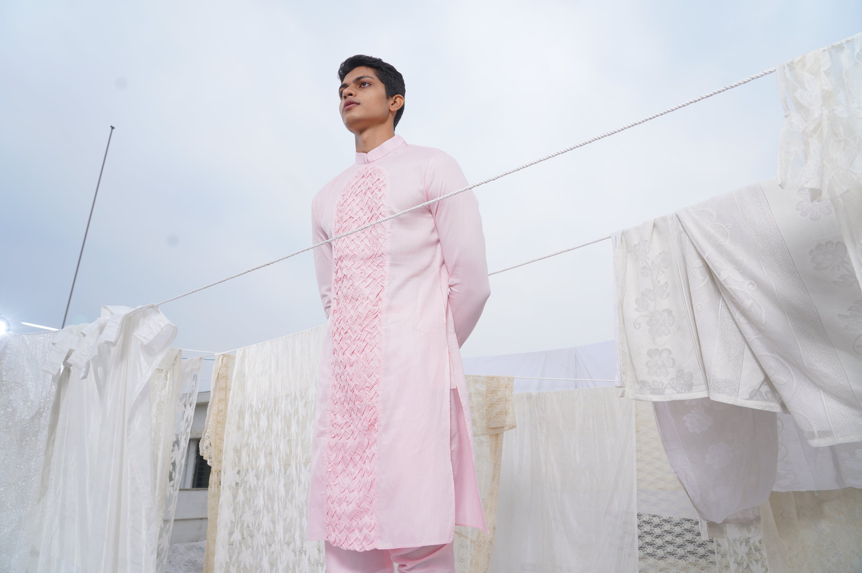 Runit Gupta - Blush Pink Kurta Set