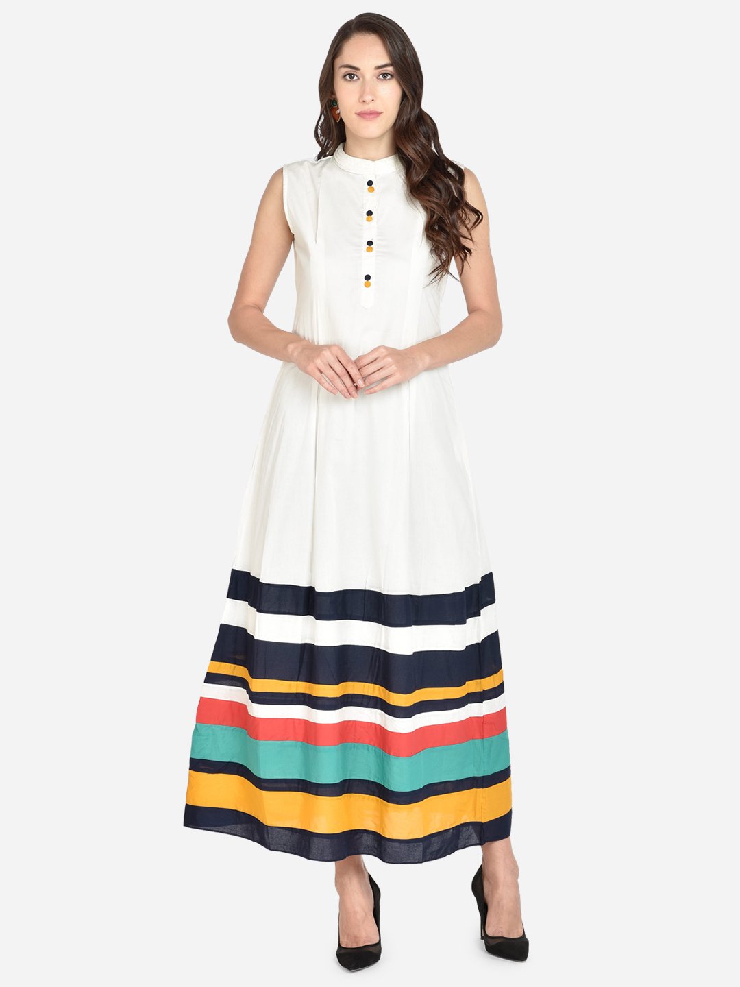 It Way Of Life - Solid Woven Kurti