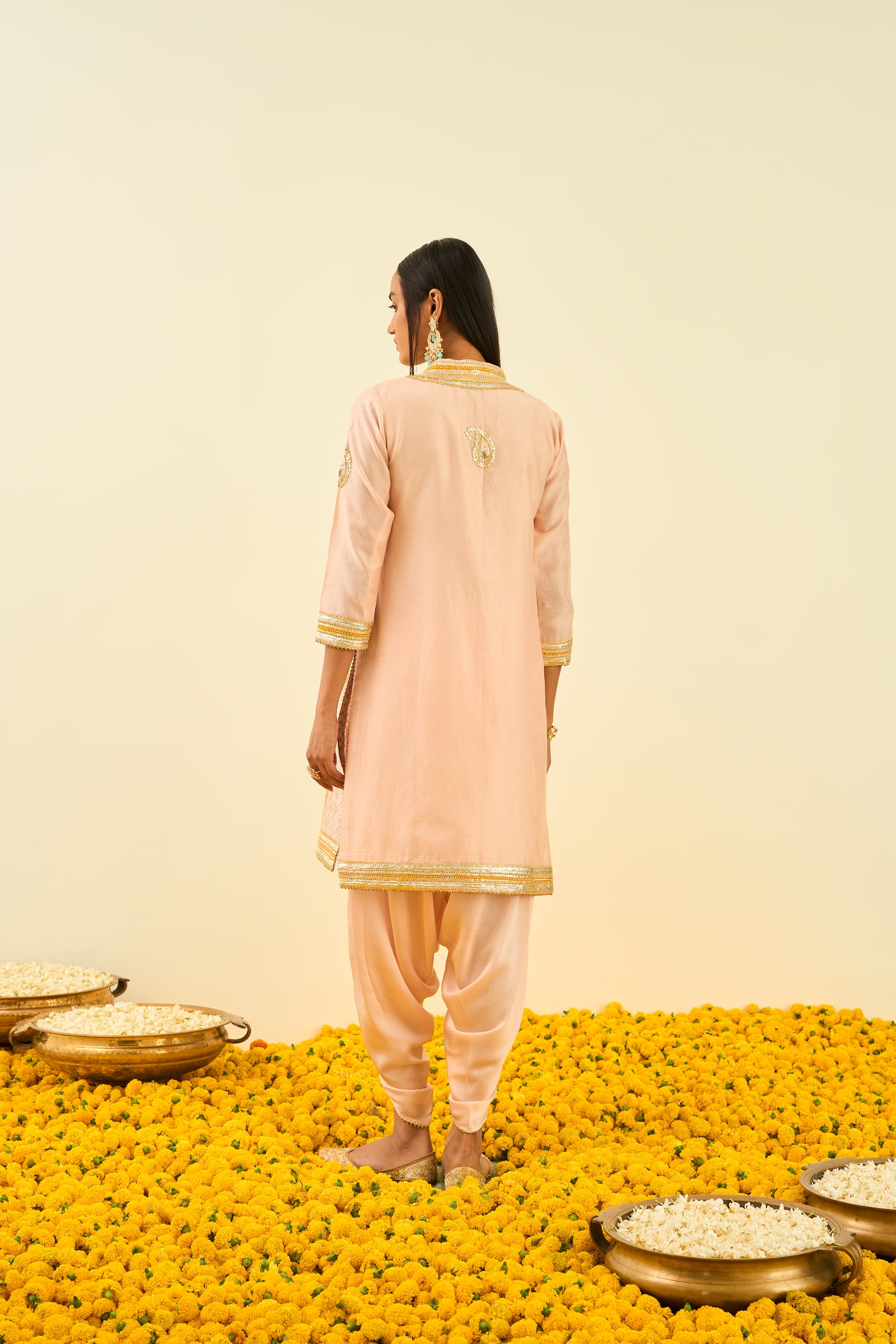 Sheetal Batra - Aliza - Rosepink Embroidered Kurta Set
