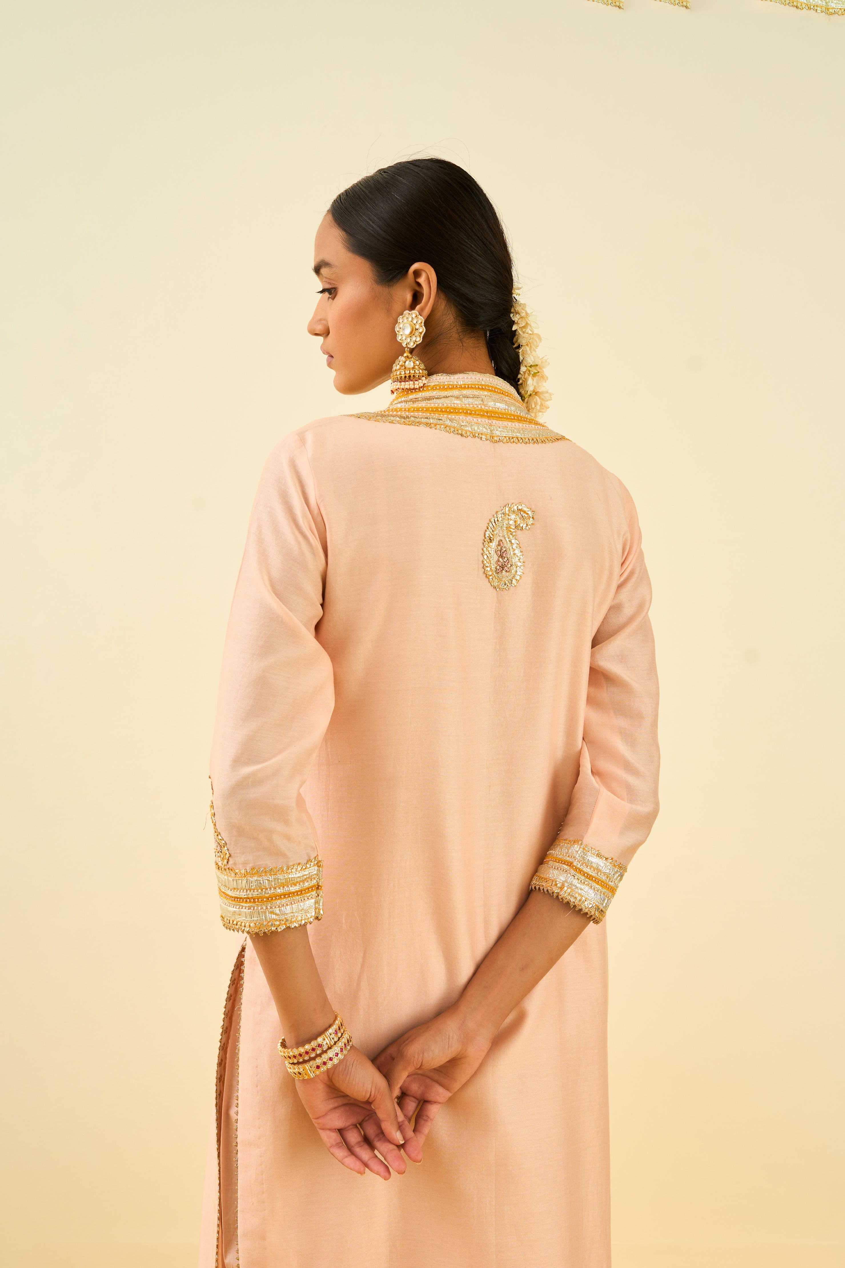 Sheetal Batra - Arisah - Rosepink Embroidered Kurta Set