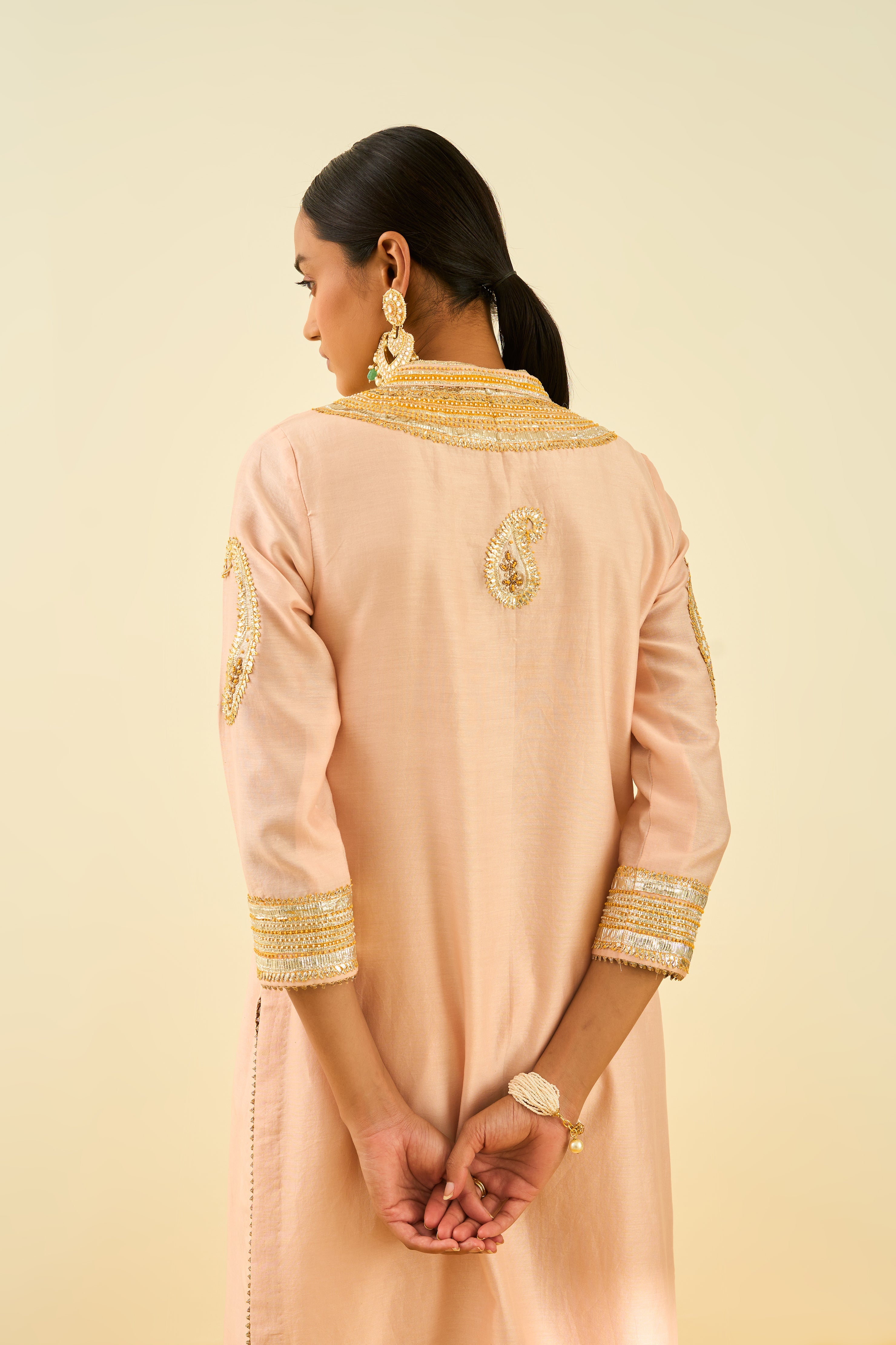 Sheetal Batra - Aliyah - Rosepink Embroidered Kurta Set