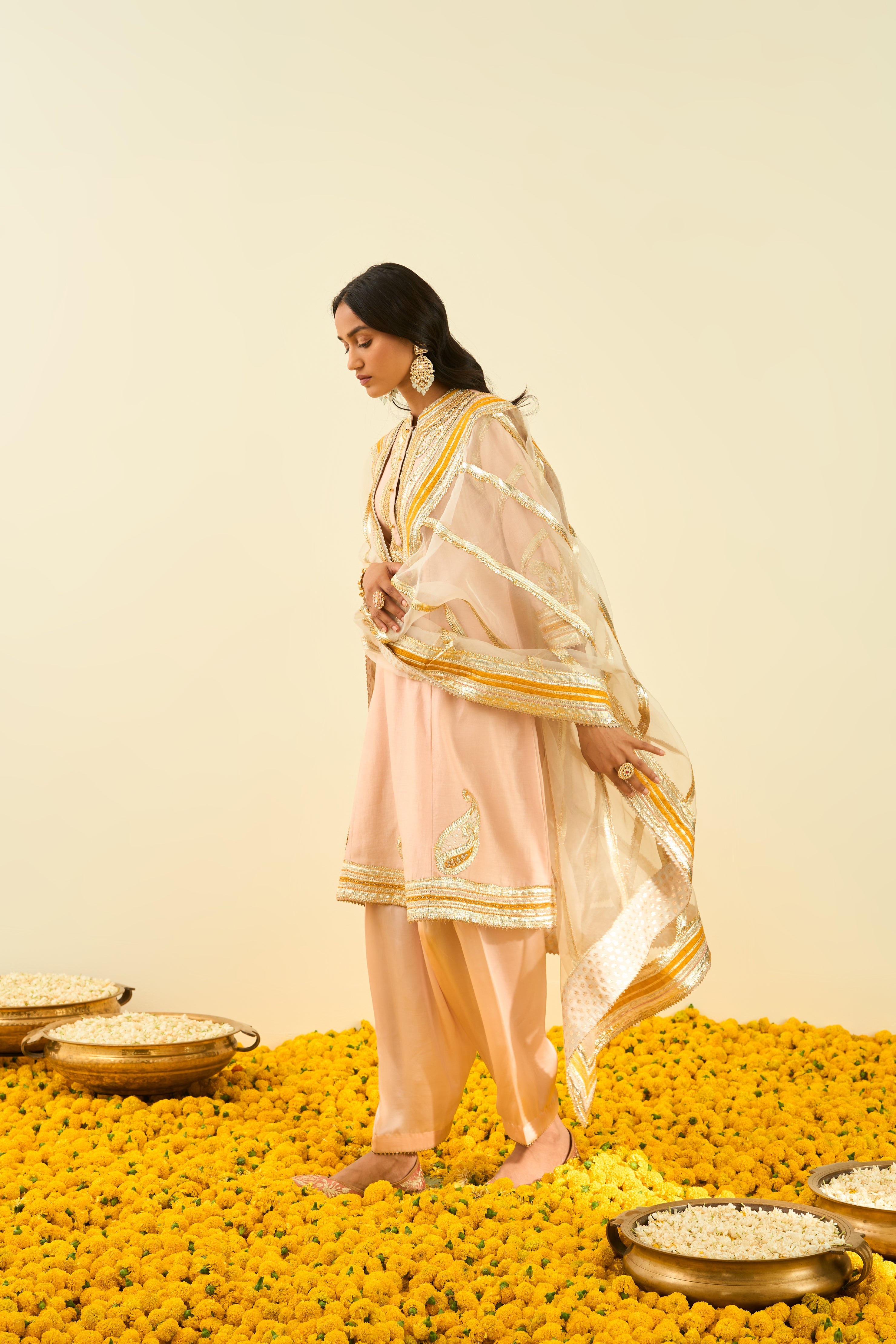 Sheetal Batra - Sadiyah - Rosepink Embroidered Kurta Set