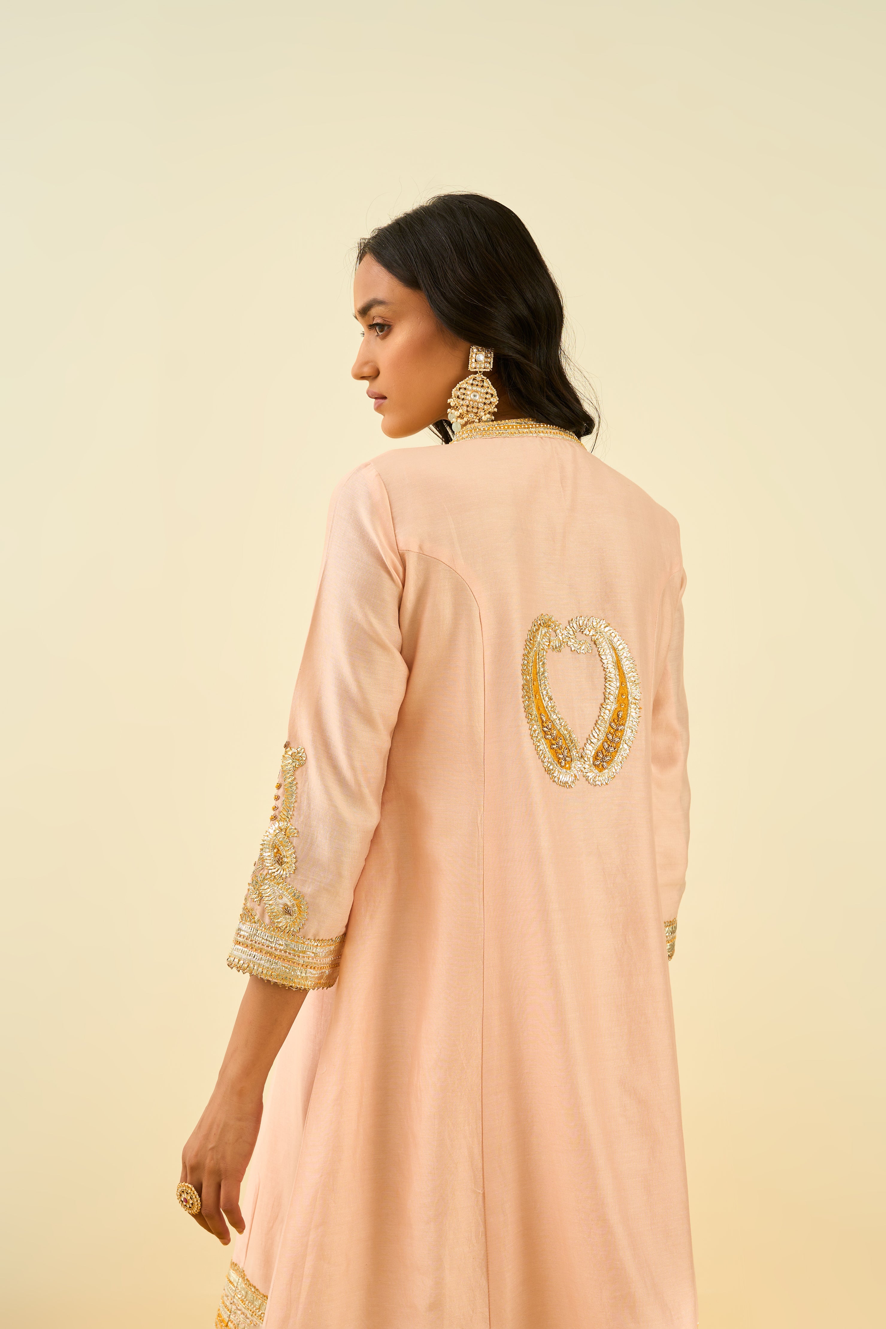 Sheetal Batra - Sadirah - Rosepink Embroidered Kurta Set