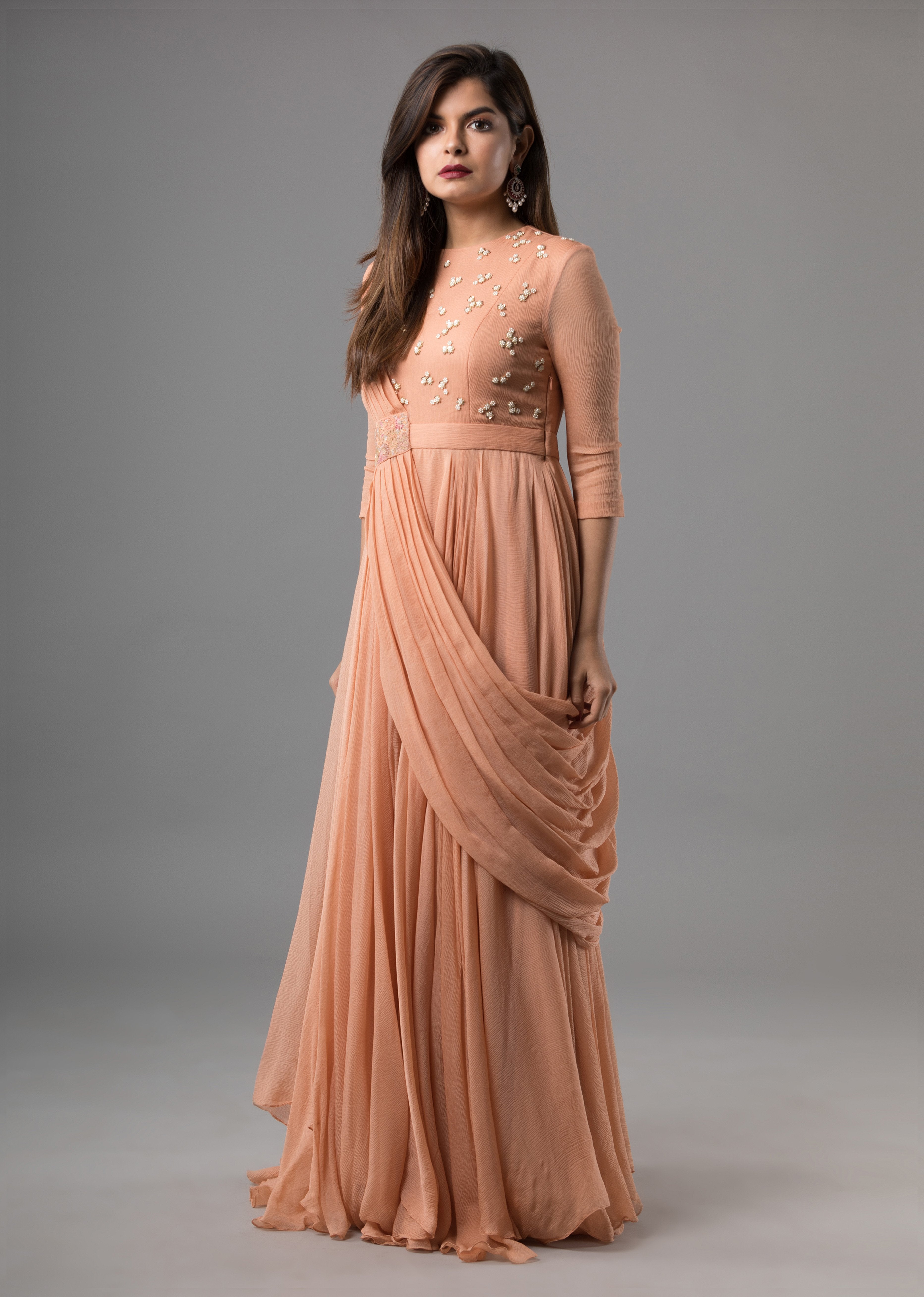 Sanjhana Reddy - Pre-Draped Anarkali