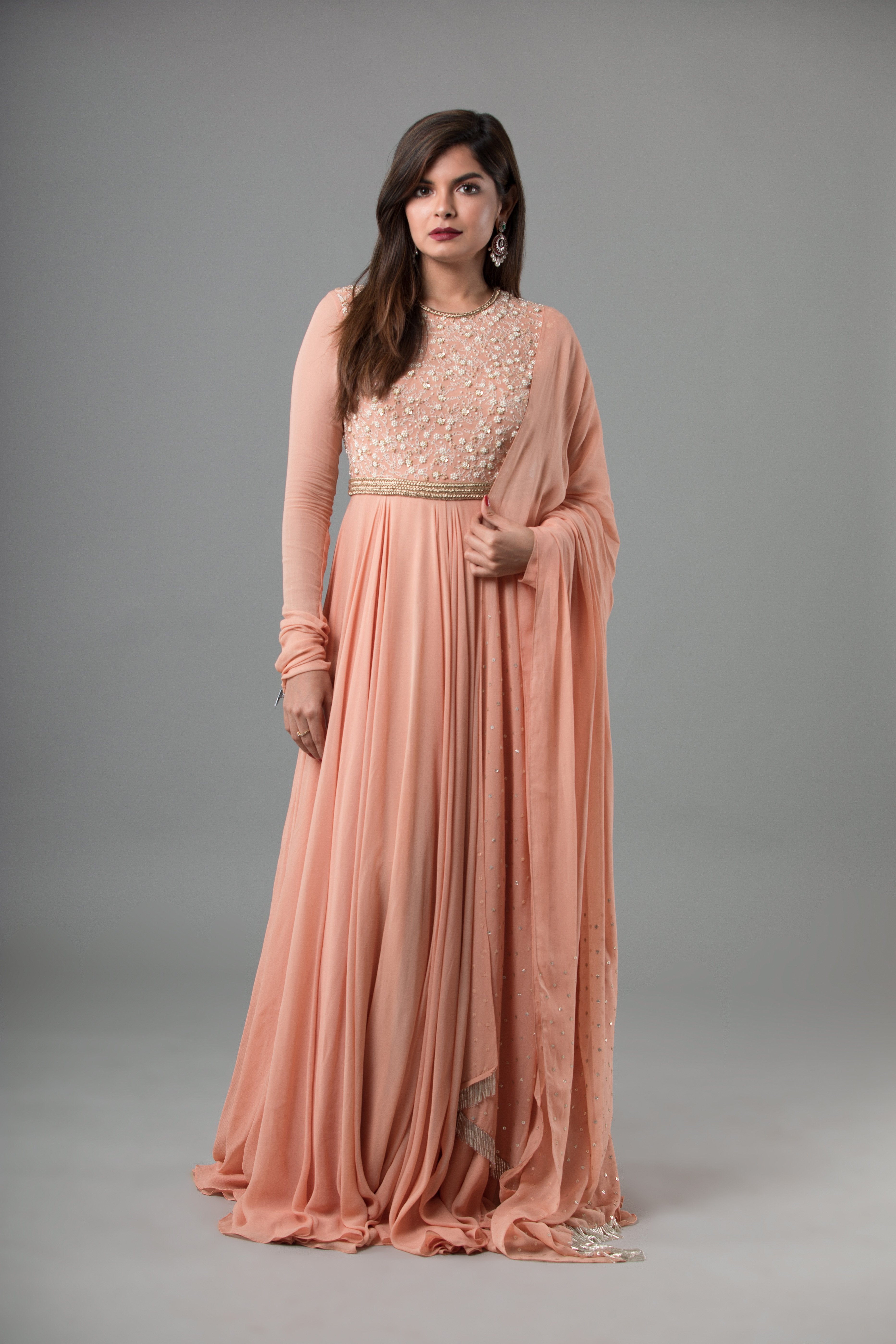 Sanjhana Reddy - Pearl Work Anarkali