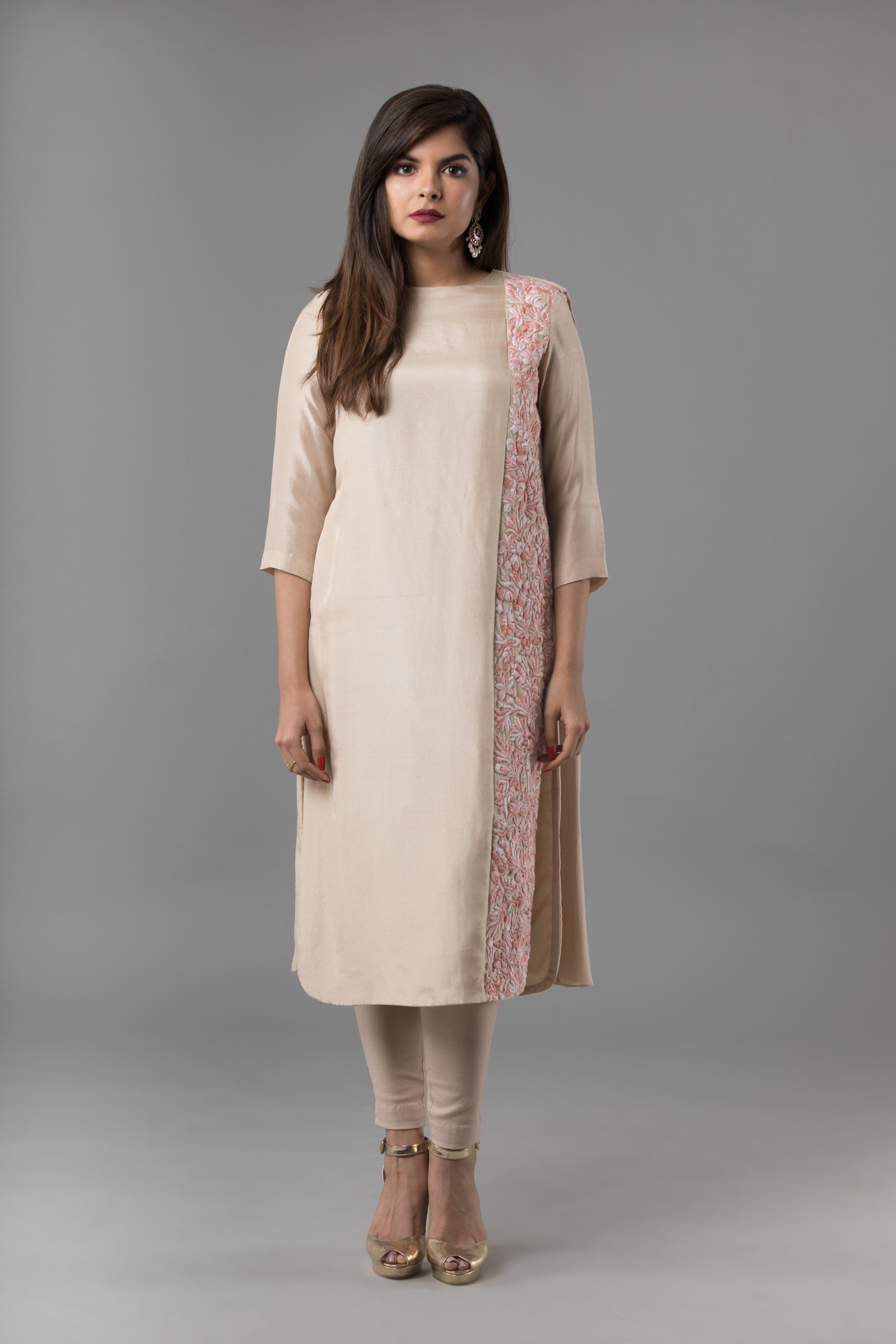Sanjhana Reddy - Ivory Dual Tone Chudidar
