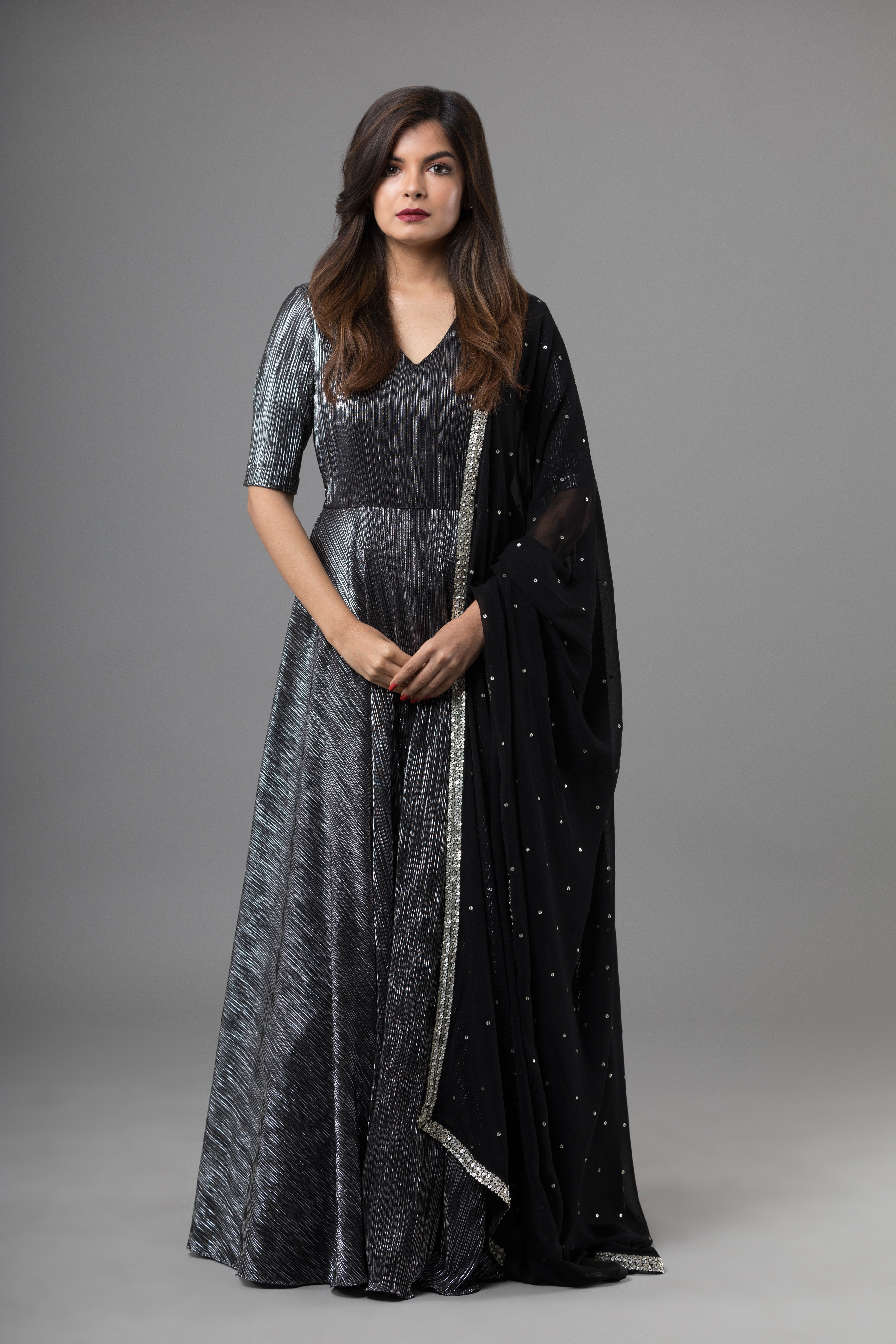 Sanjhana Reddy - Plise Gown