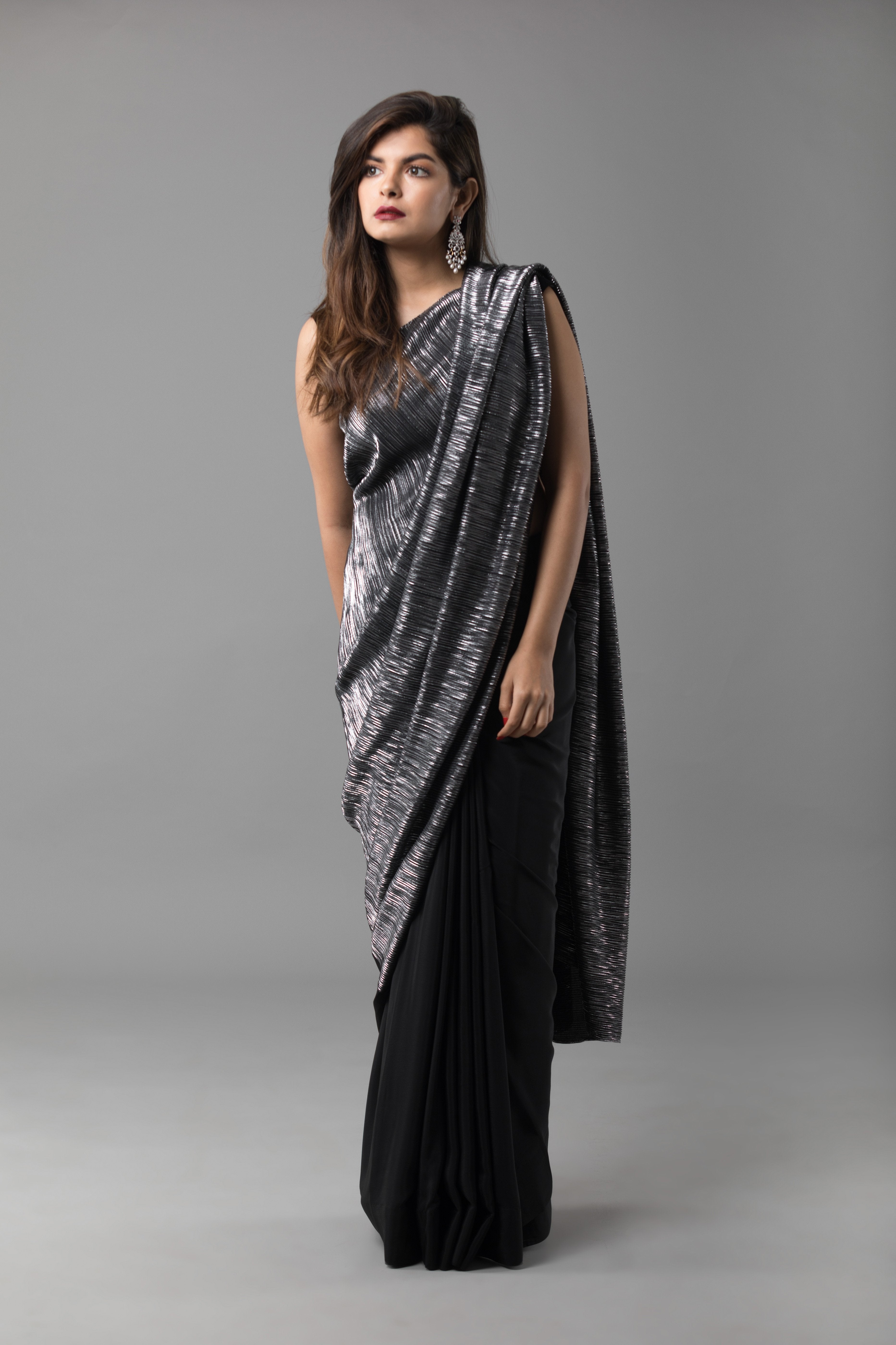 Sanjhana Reddy - Plise Saree