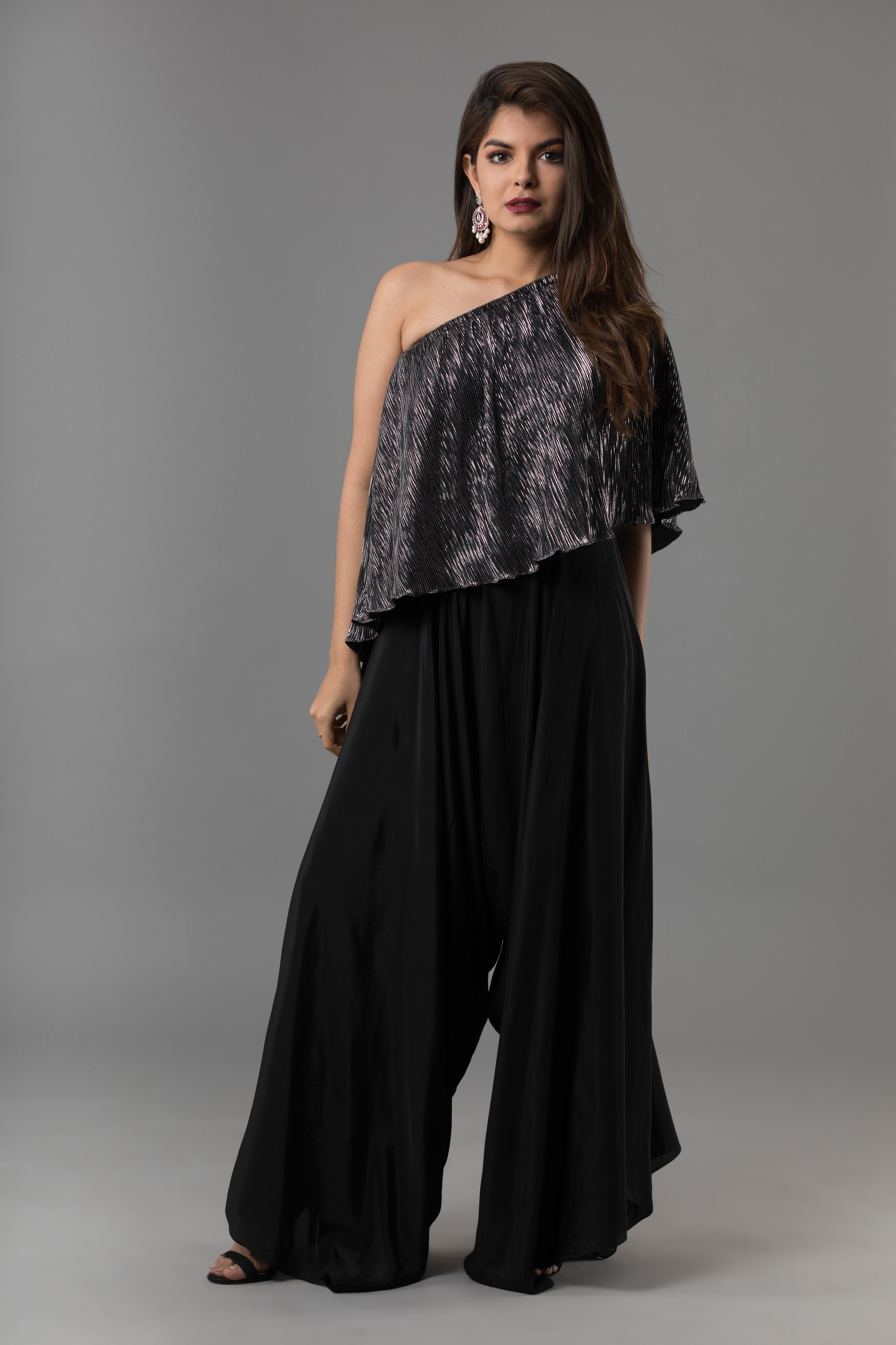 Sanjhana Reddy - Plise Top & Drape Pants