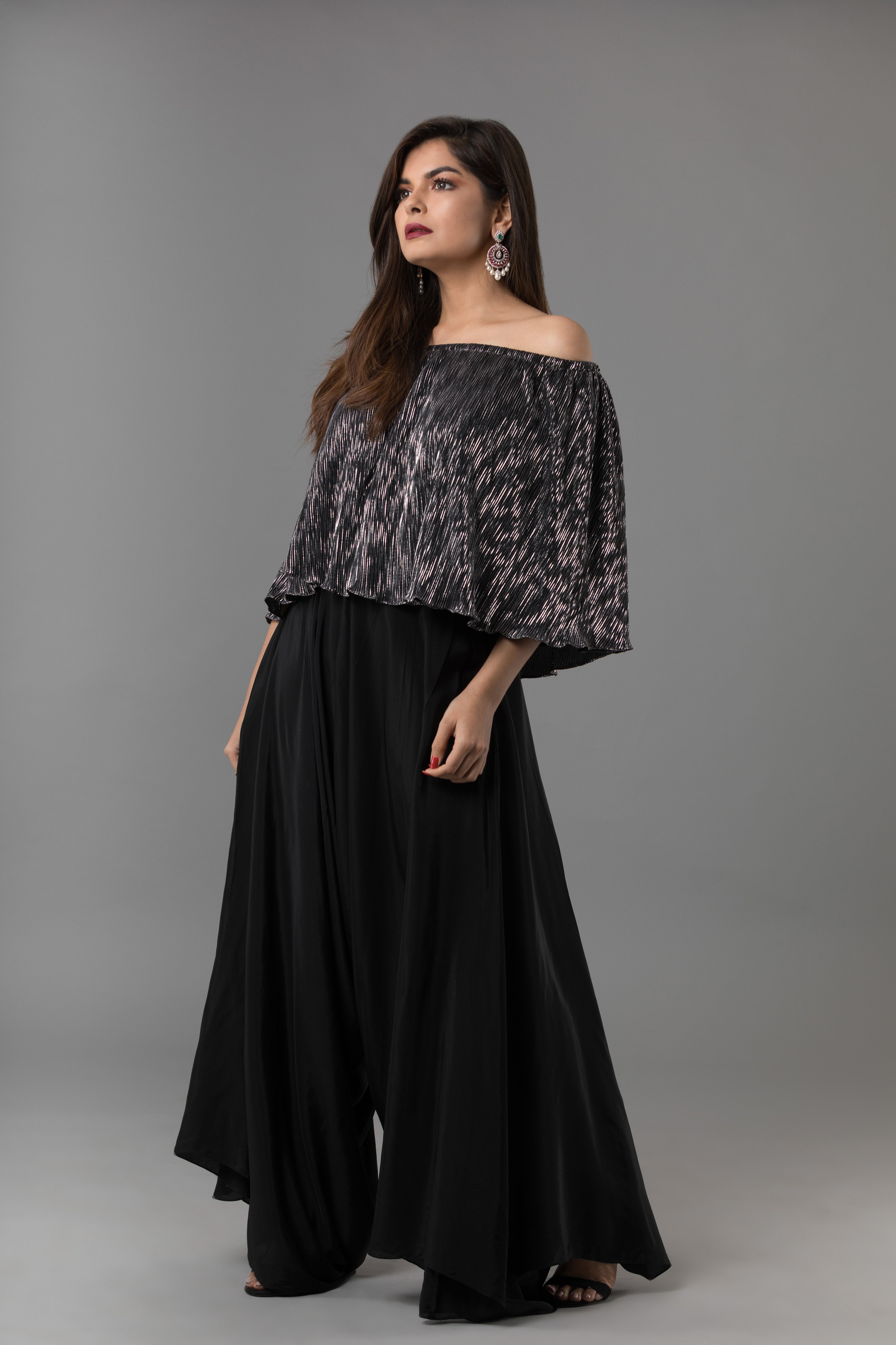 Sanjhana Reddy - Plise Top & Drape Pants