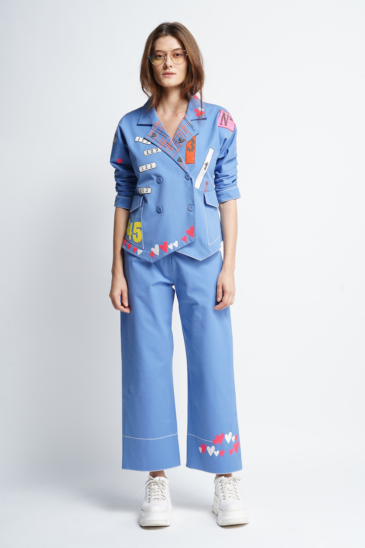 Odd And Even Numbers Waistcoat Jacket