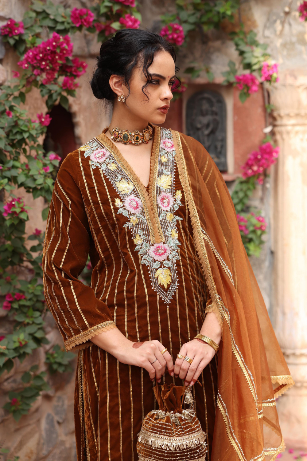 Honey Gold Kurta Set - RTS