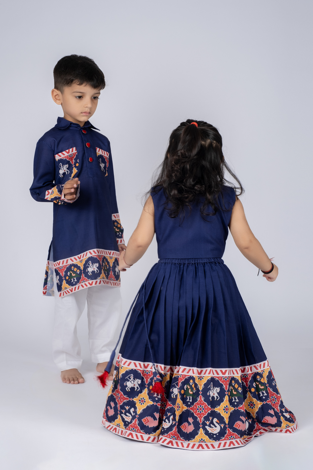 BLUE PATOLA LEHENGA
