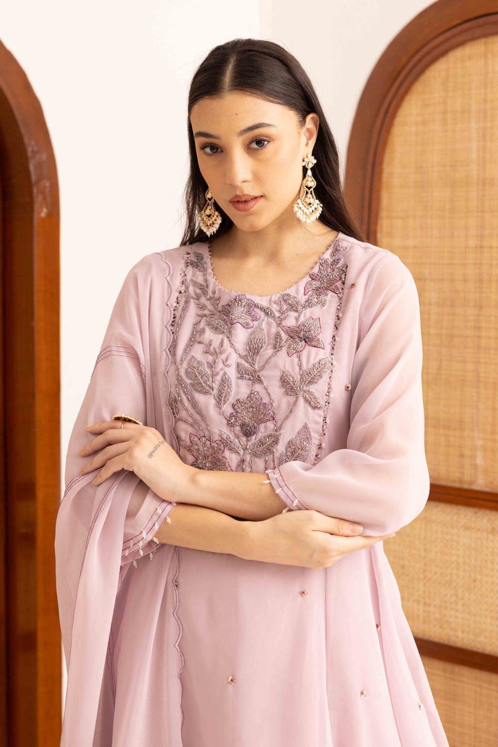Seher Peplum Short Kurta Sharara