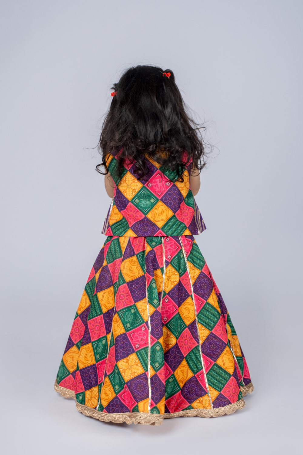 MULTI BANDHANI LEHENGA