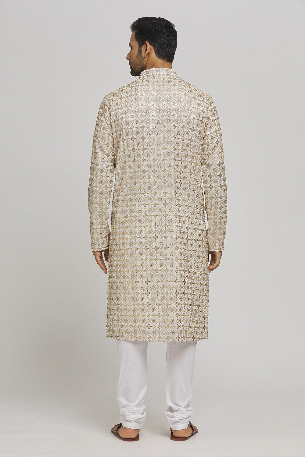 Sunehra Sitara Embroidered Cotton Kurta & Chudidar Set