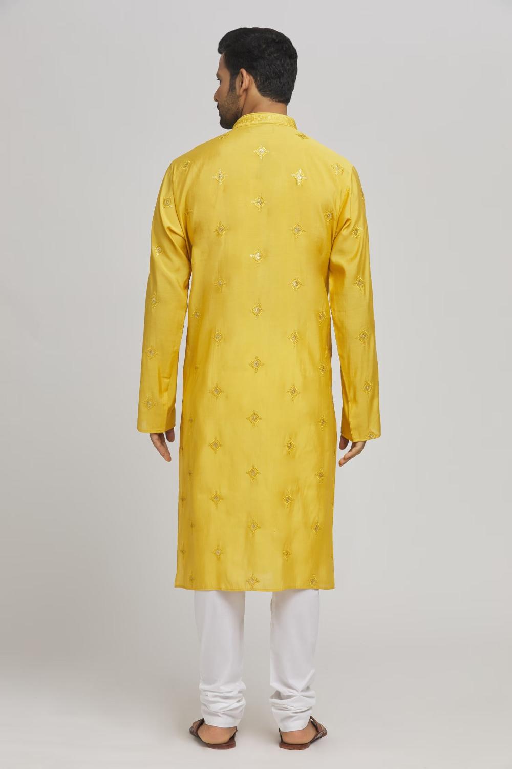 Maharsh Sequin Work Embellished Kurta With Chudidar