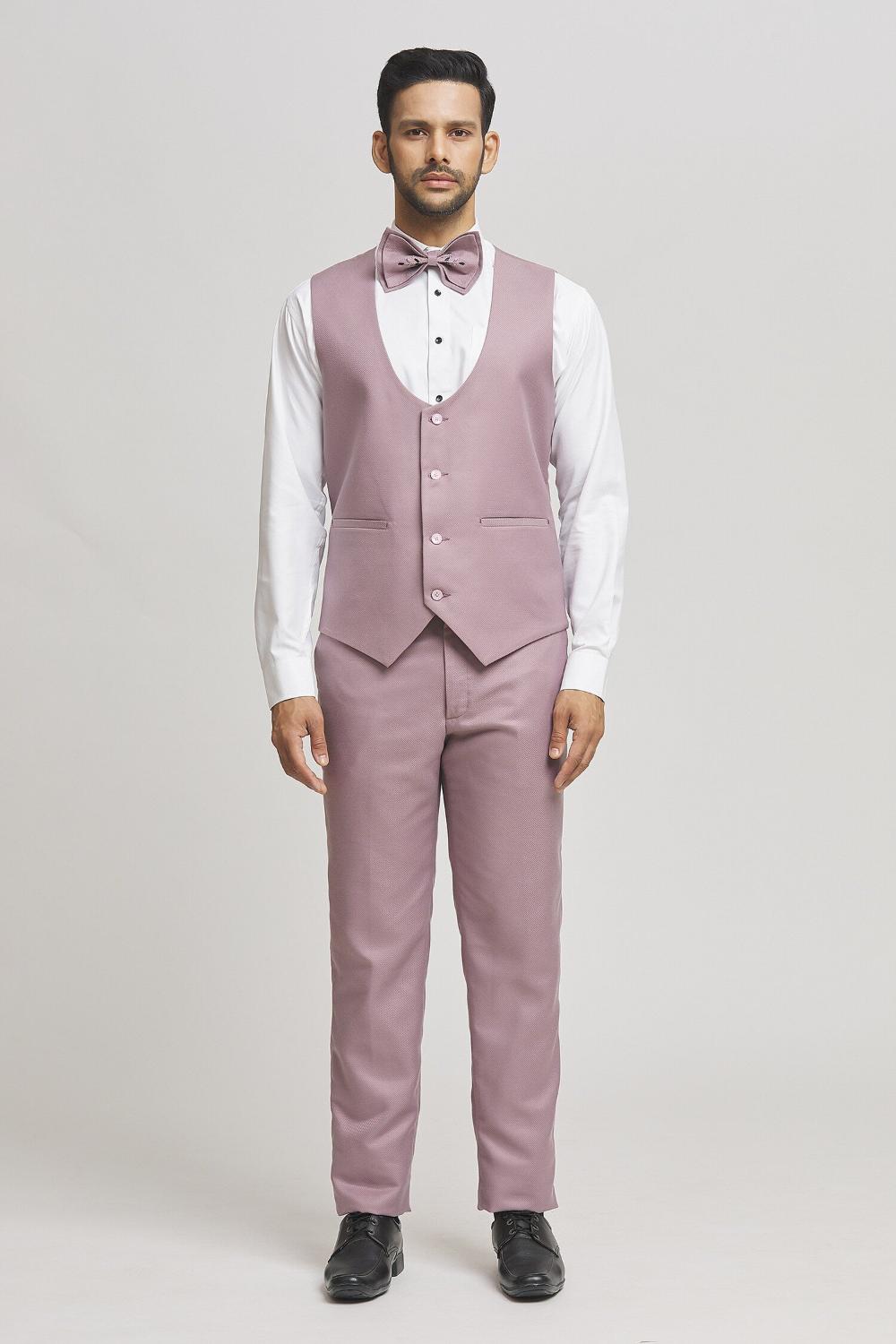 Asa Cutdana Embellished Tuxedo Pant Set