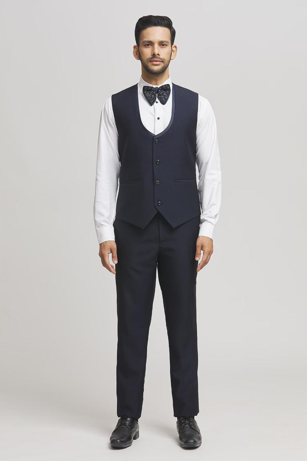 Bling Cut Dana Embellished Tuxedo Pant Set