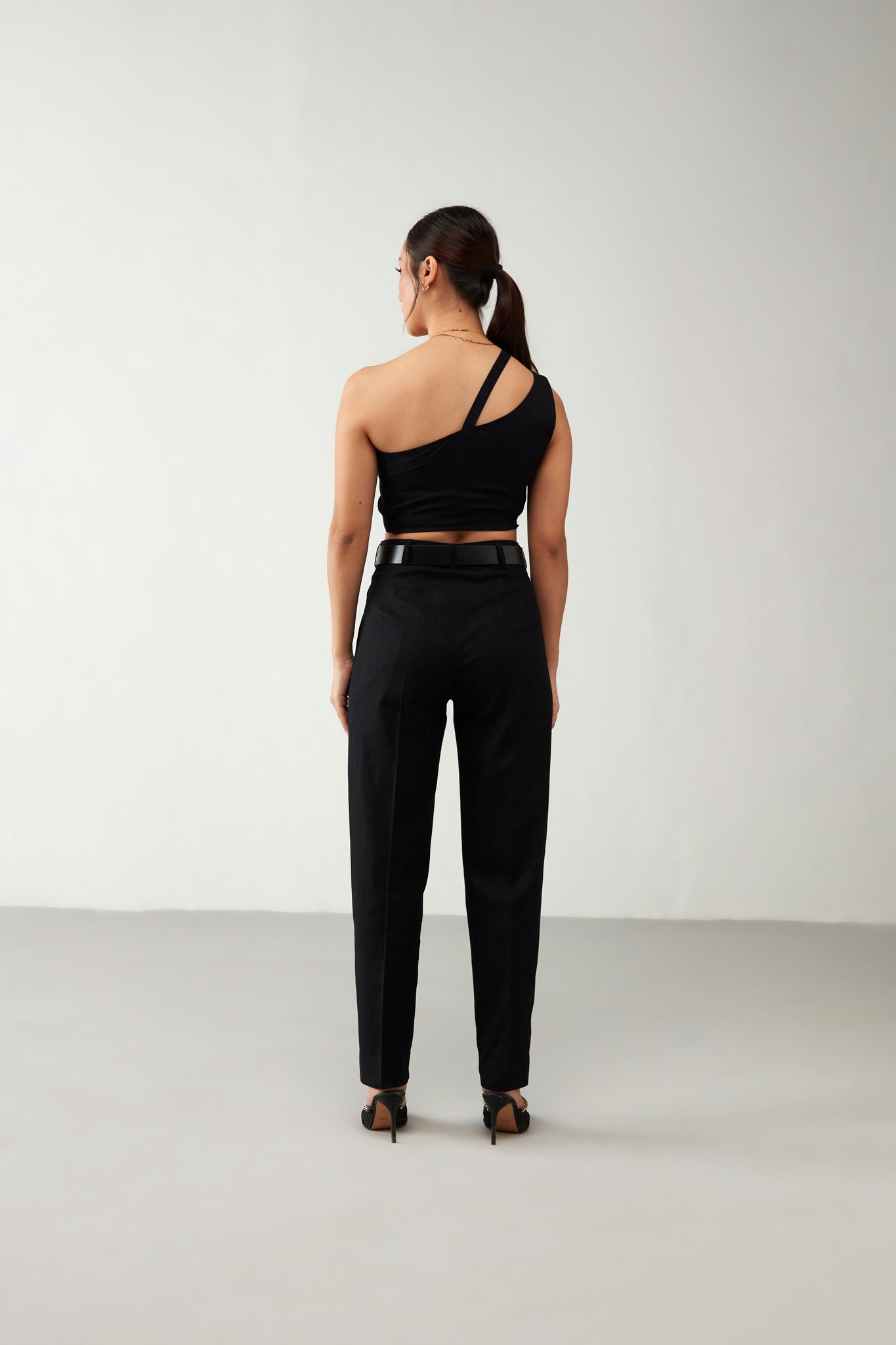 Black Flawless with pleats Trouser