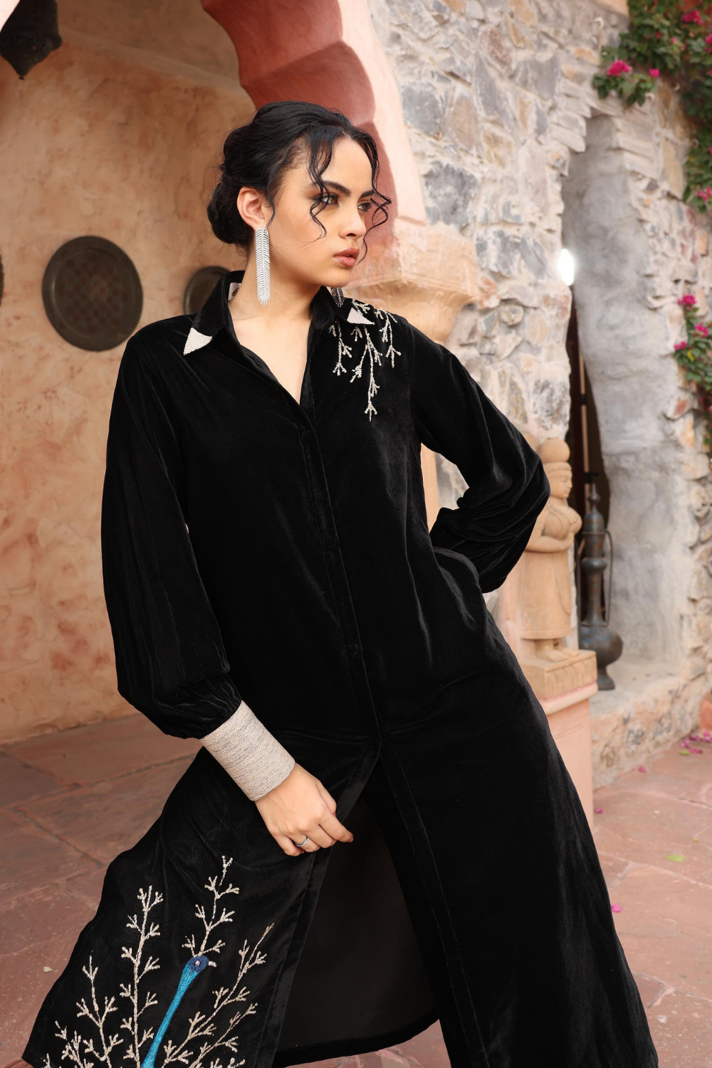Black Kurta Set - RTS