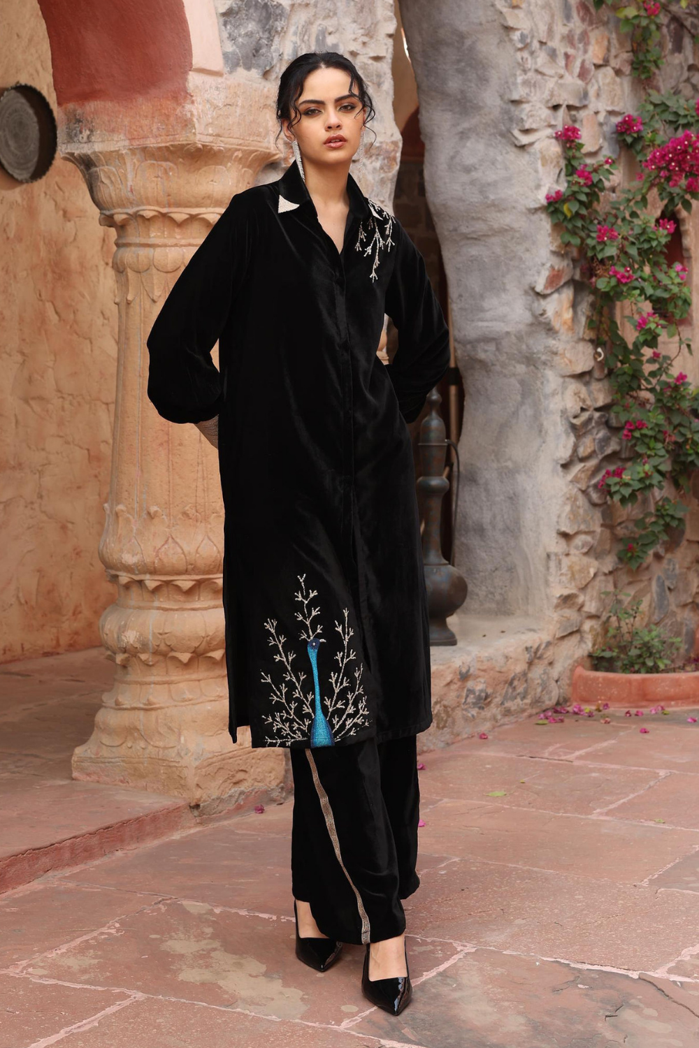 Black Kurta Set - RTS