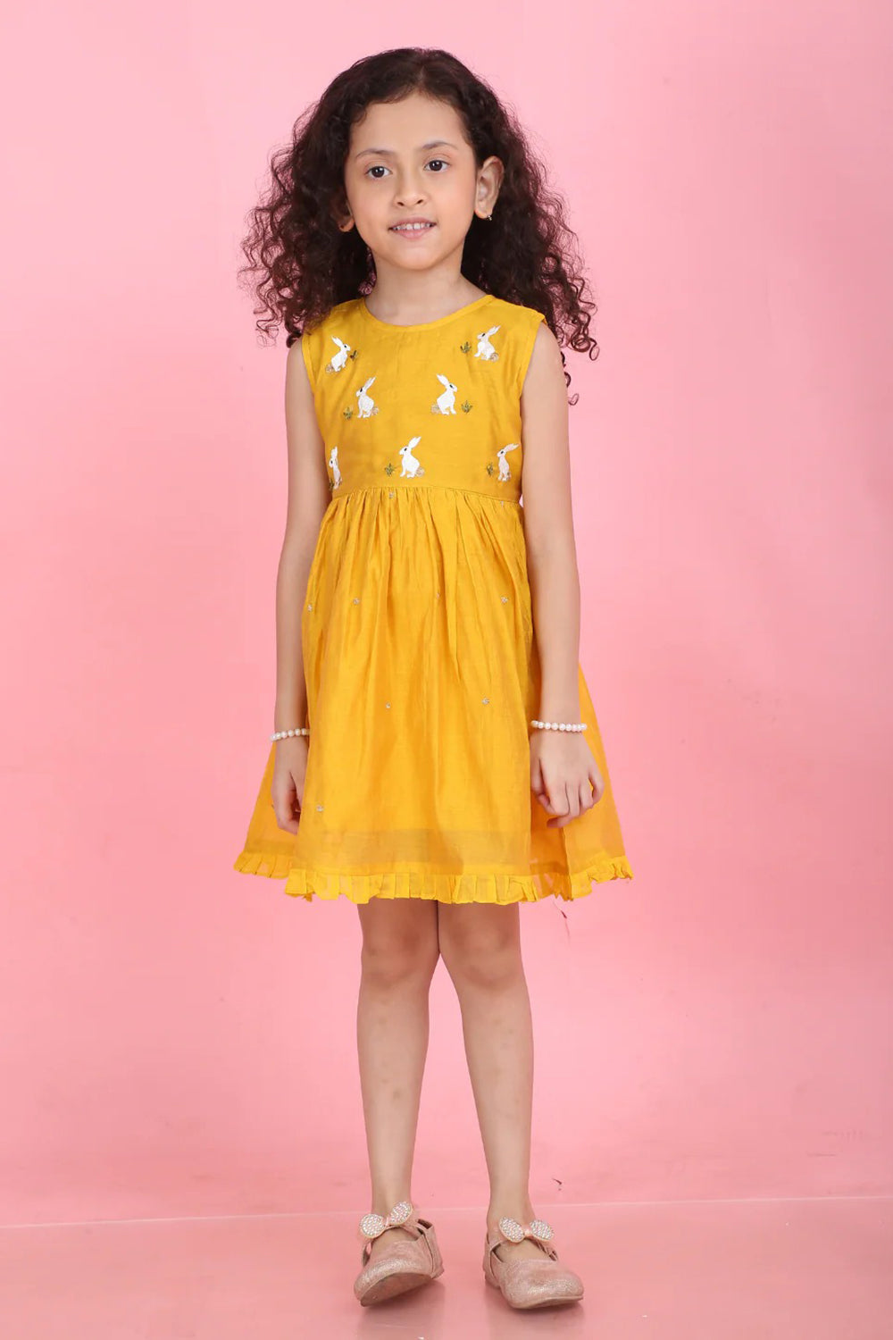 YELLOW RABBIT DRESS