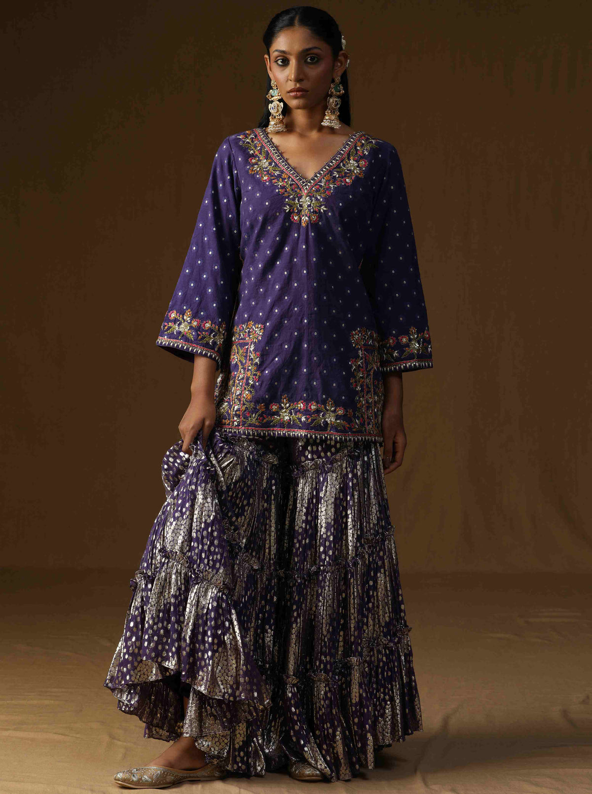 Noorika -Neel Kusum Sharara Set
