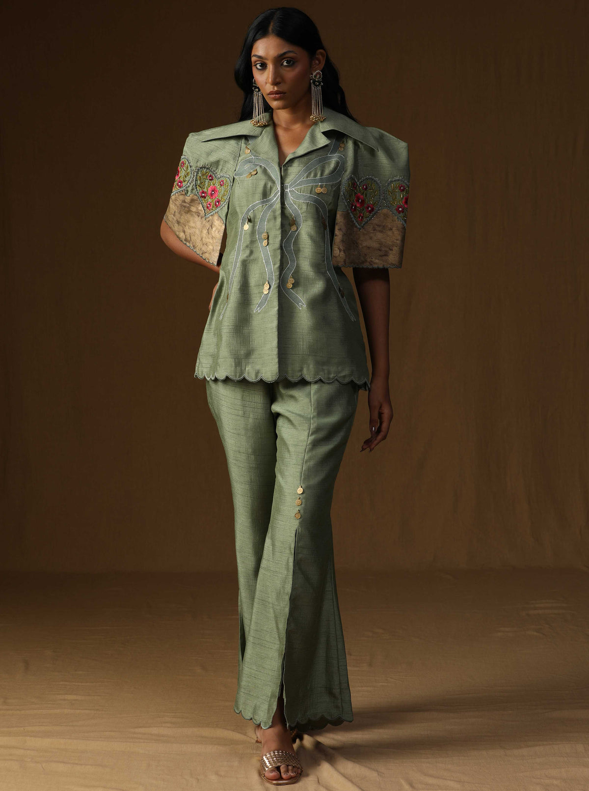 Chitra Pista Noor � The Artisan Rooh Co-ord Set