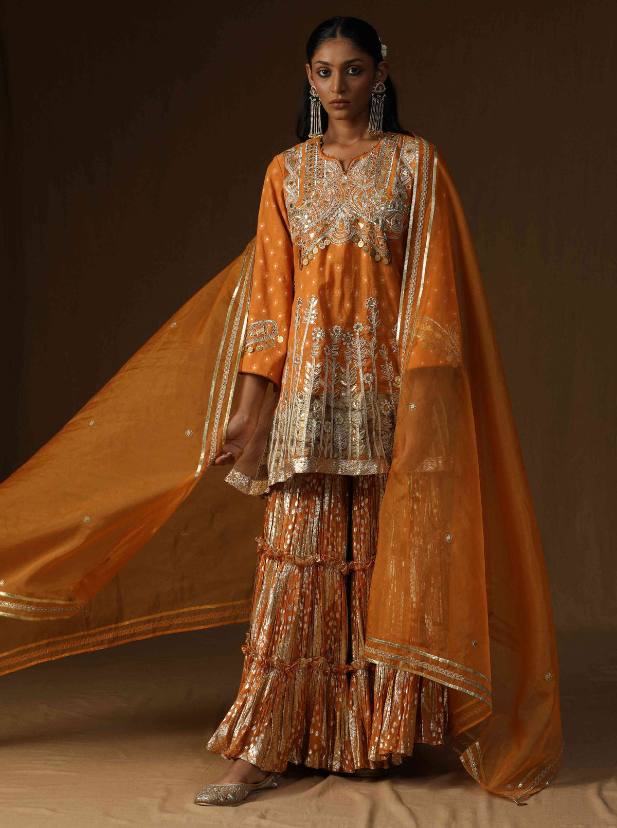 Rasika � Kesari Embroidered Sharara Set