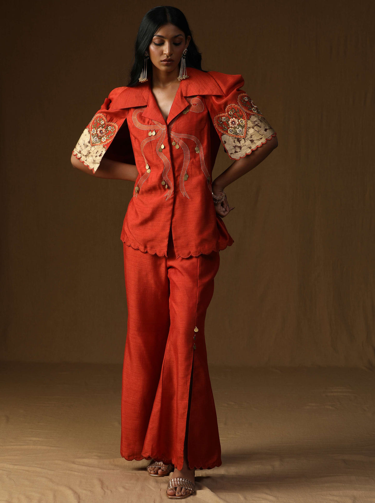 Chitra Kesar Noor � The Artisan Rooh Co-ord Set