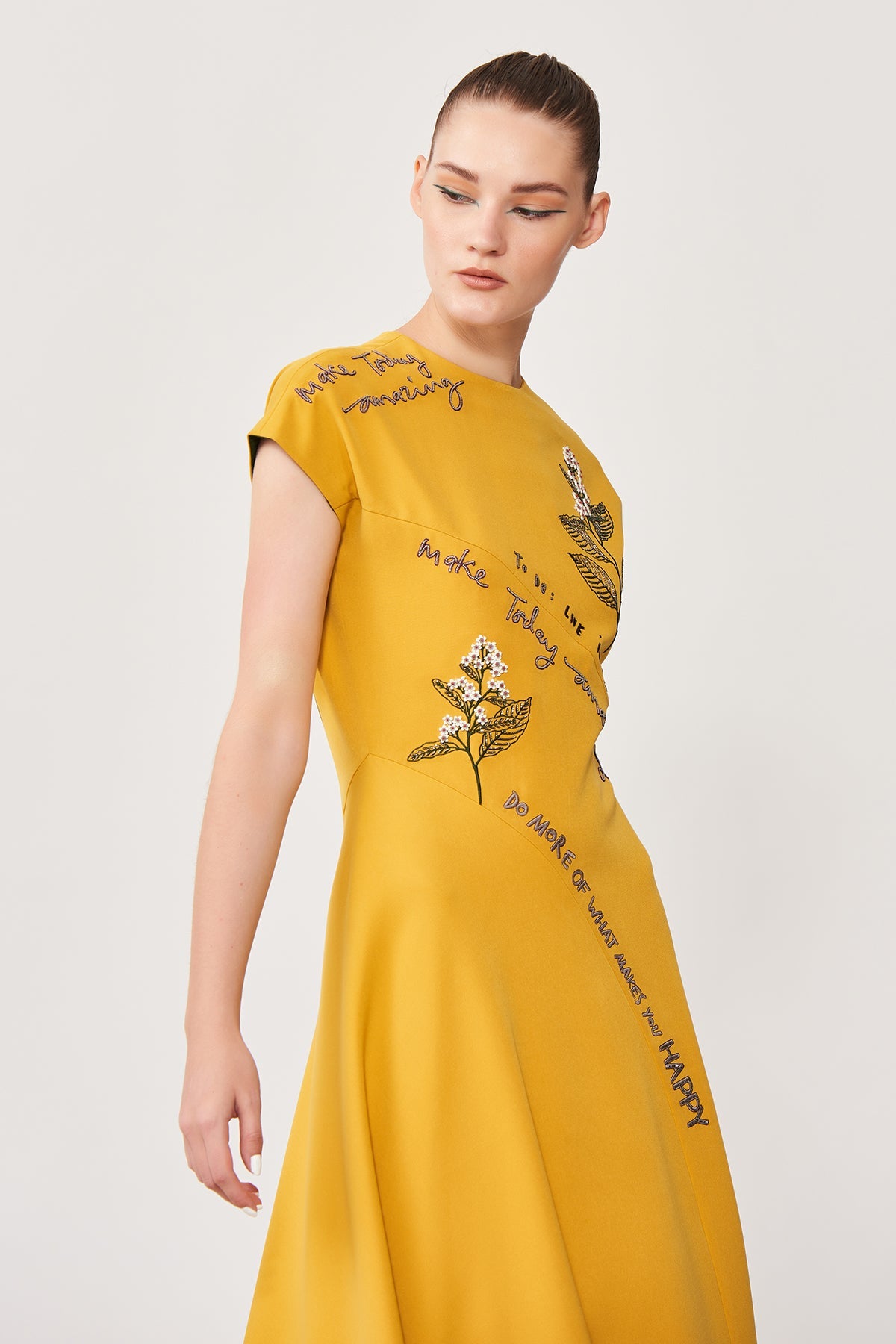 Live in the Moment Panelled Handkerchief Long Dress