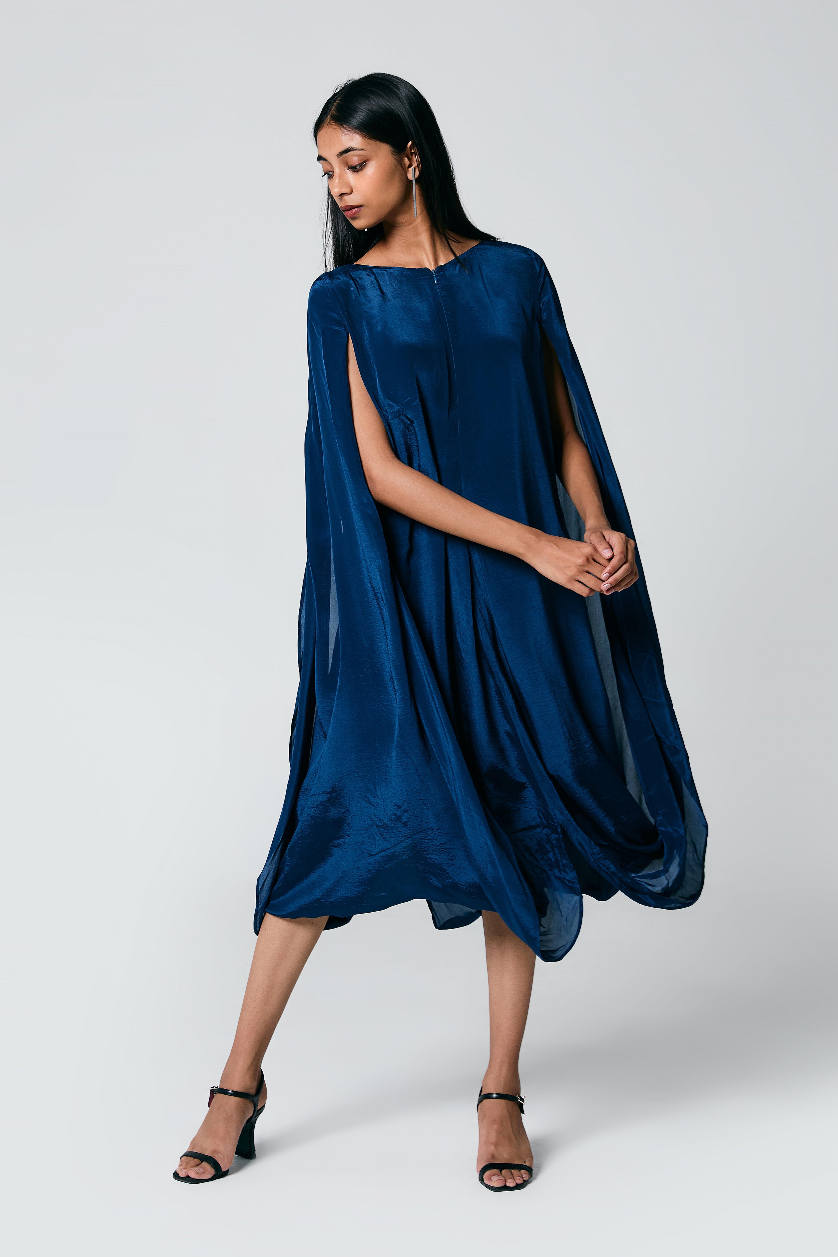 Double Cowl Dress
