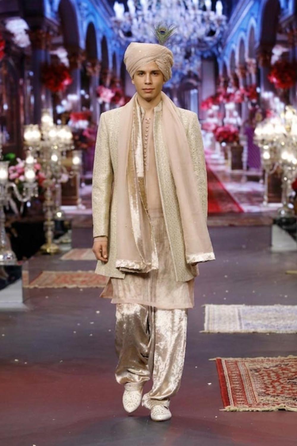 Gulzar Open Jacket Set
