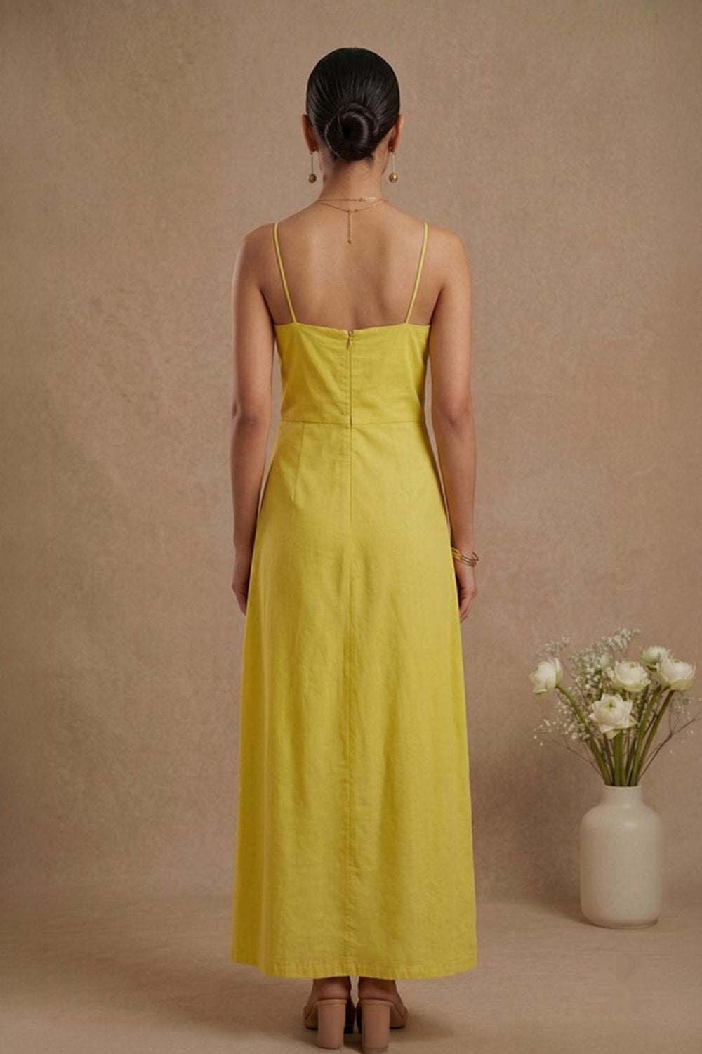 THETAA Stella -Hand-Embroidered Cotton Poplin Dress