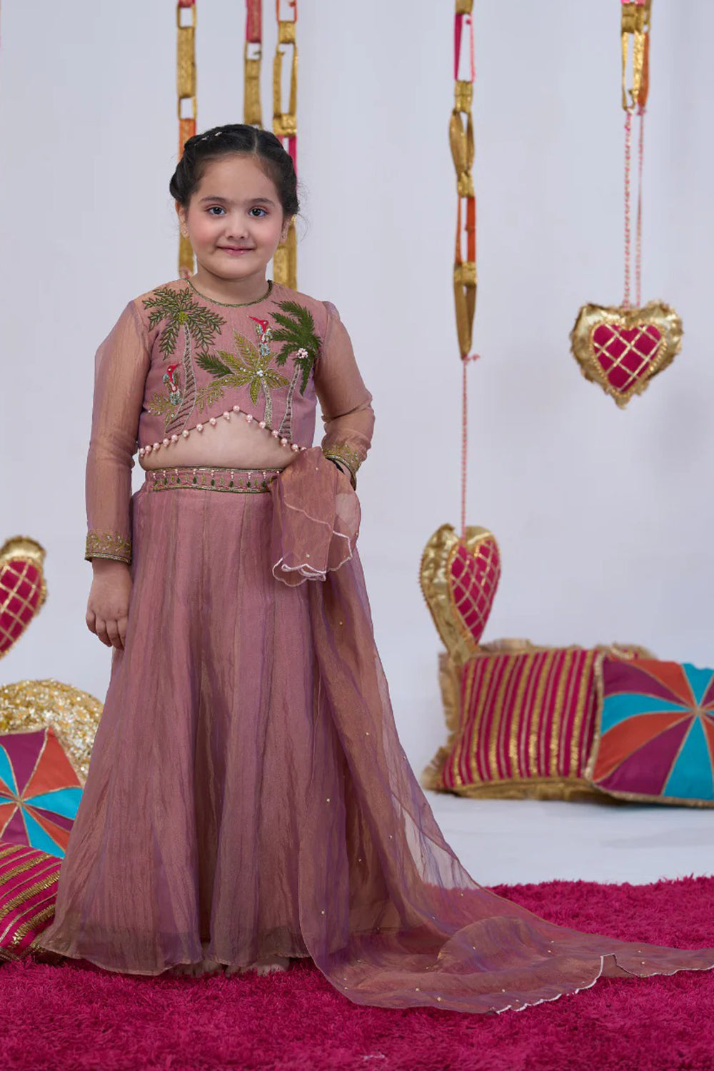 JUNGLE MOTIF LEHENGA SET