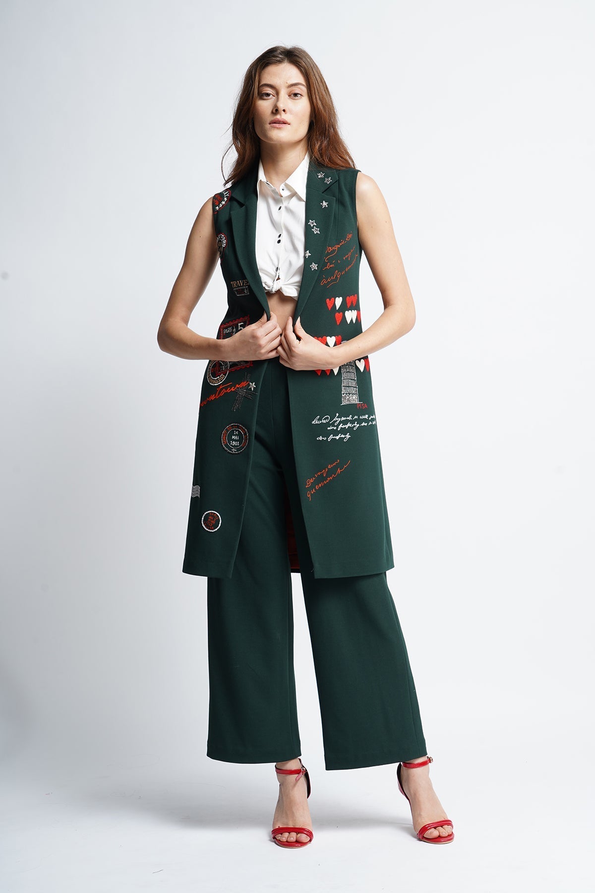 Dancing Downtown Sleeveless Jacket
