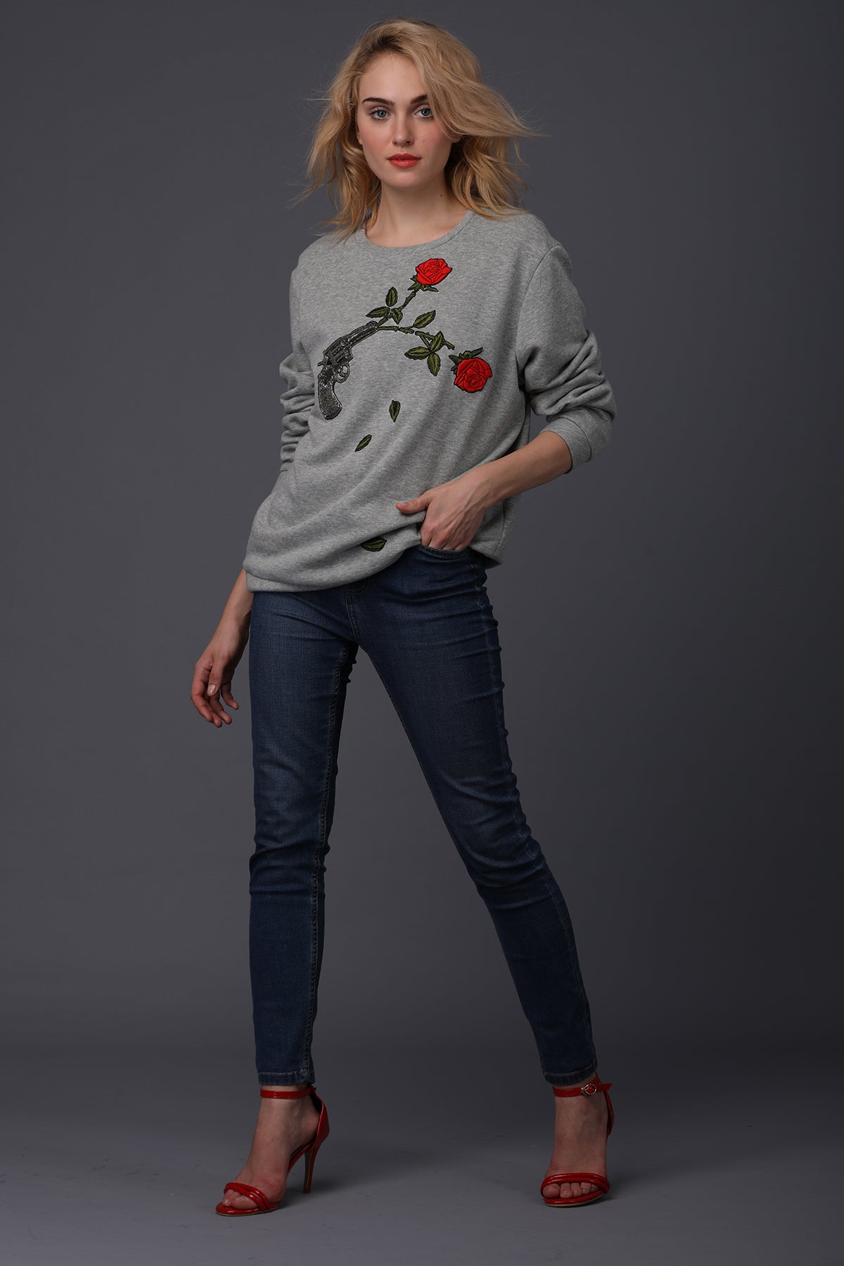 Gun And Roses Sweatshirt