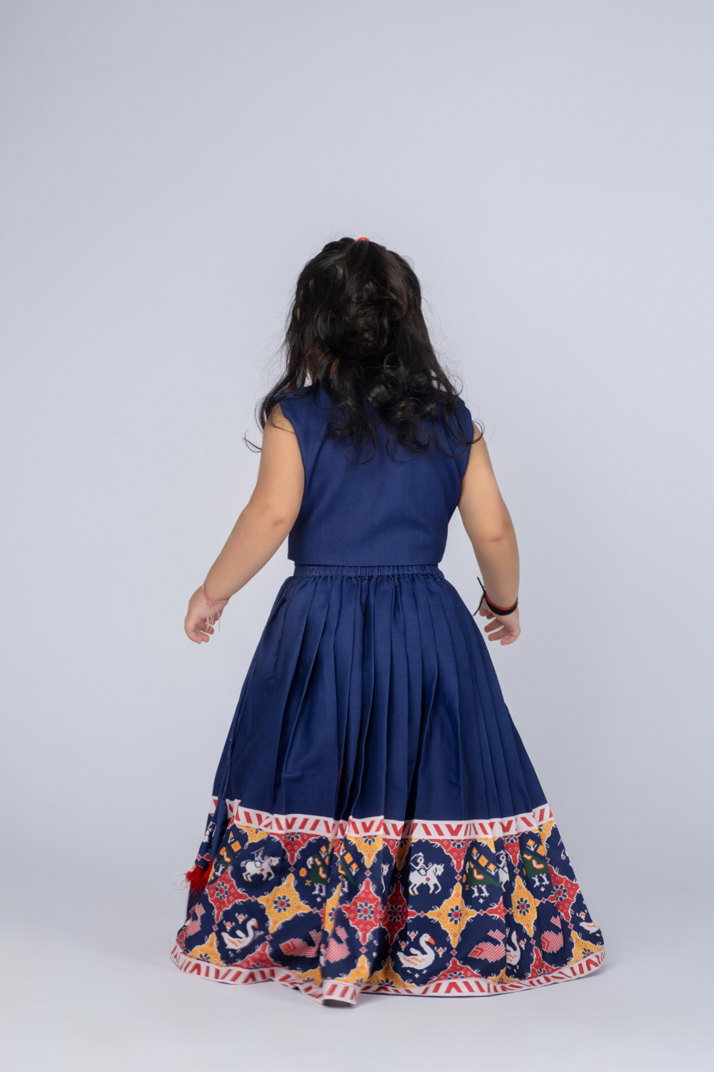 BLUE PATOLA LEHENGA