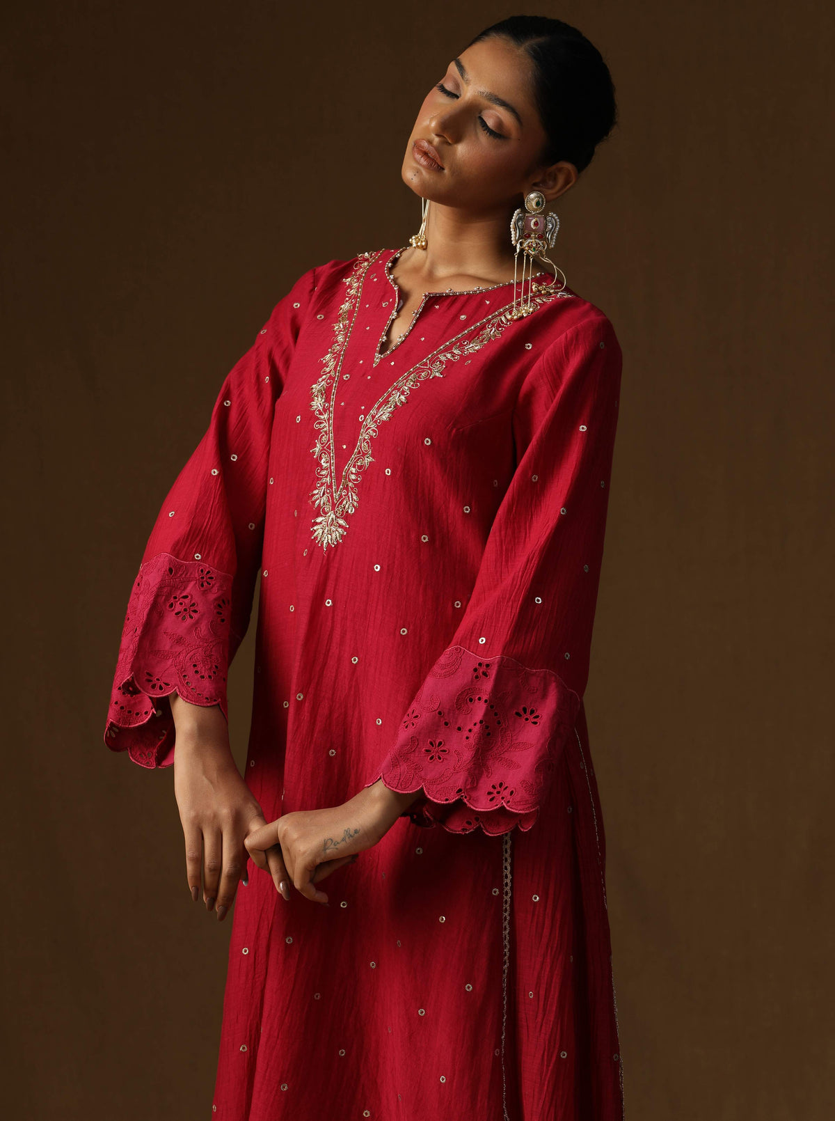 Sakhi Noor gulab Kurta Set