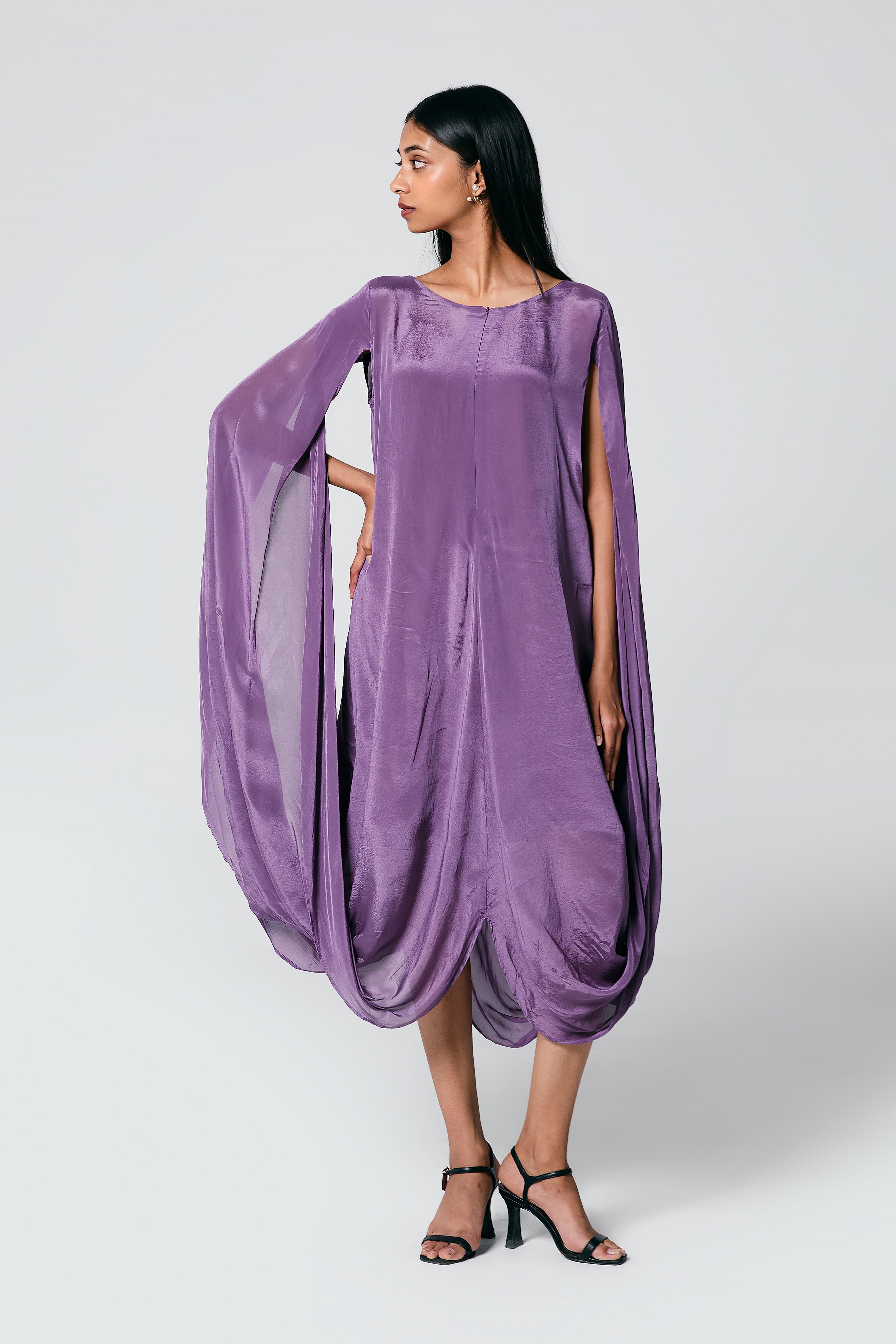 Double Cowl Dress
