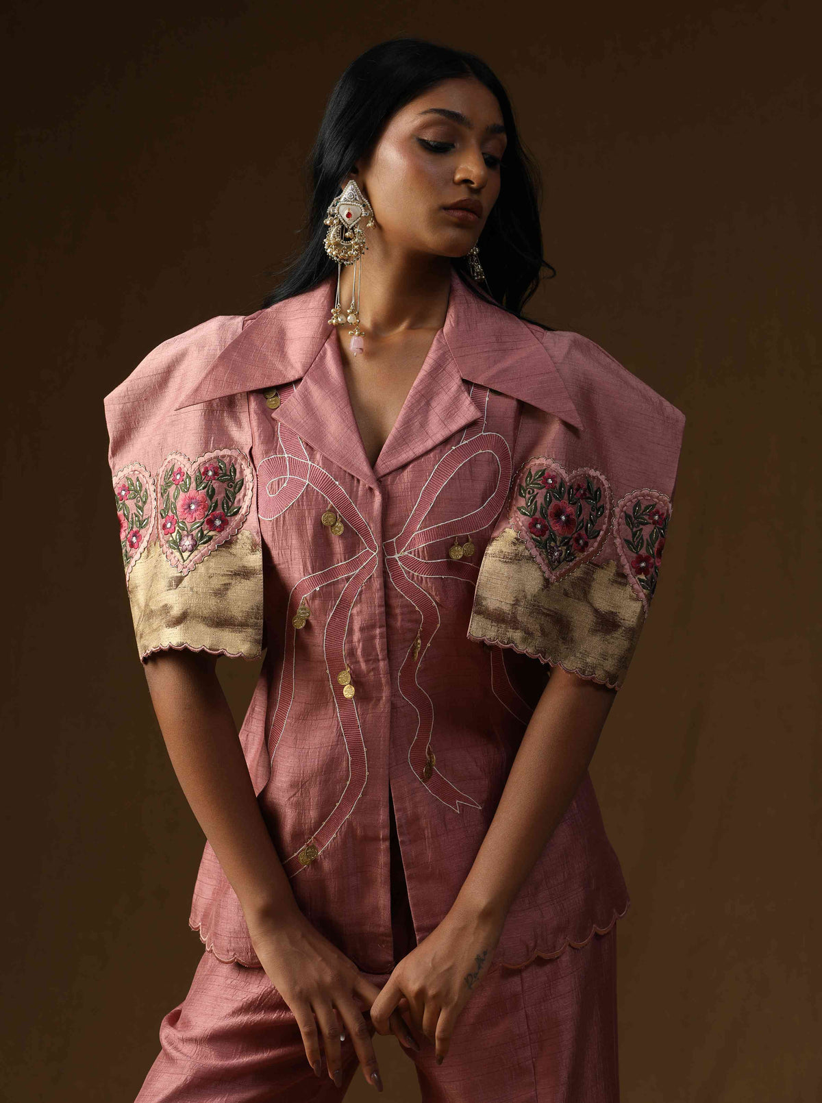 Chitra Gulab Noor  The Artisan Rooh Co-ord Set