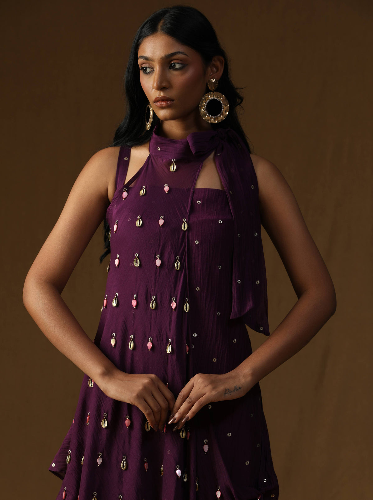 Vishakha  Jamuni Alankrit Dress Set