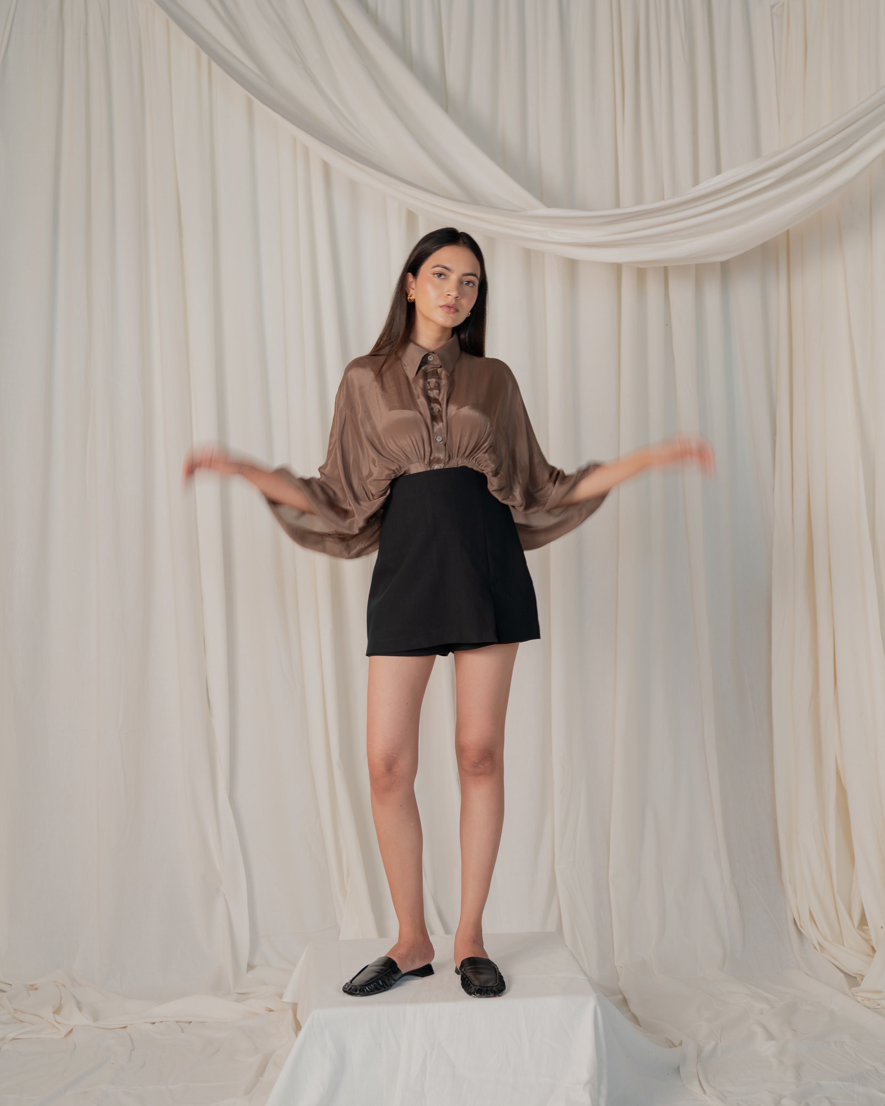 Gather Shirt Co-ord