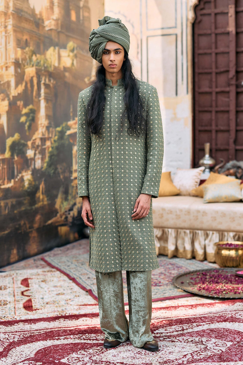Kirit Sherwani Set