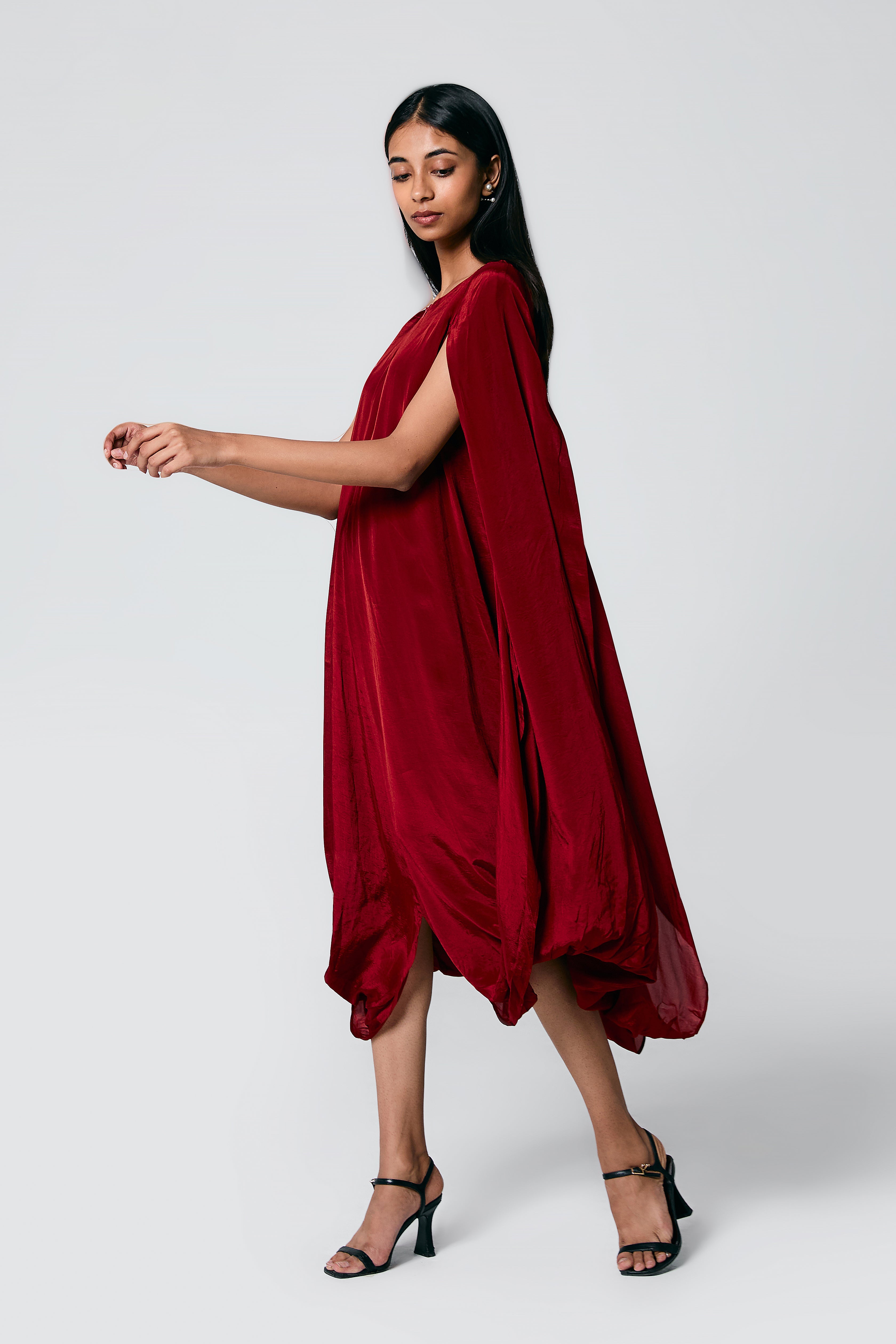 Double Cowl Dress