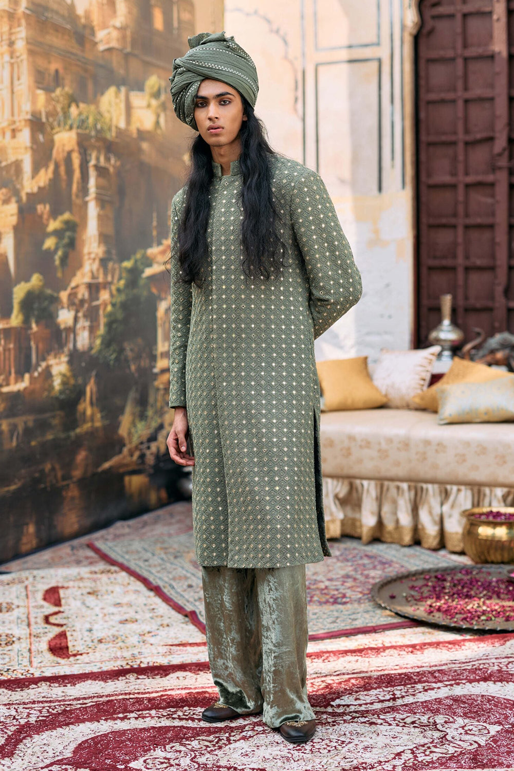 Kirit Sherwani Set