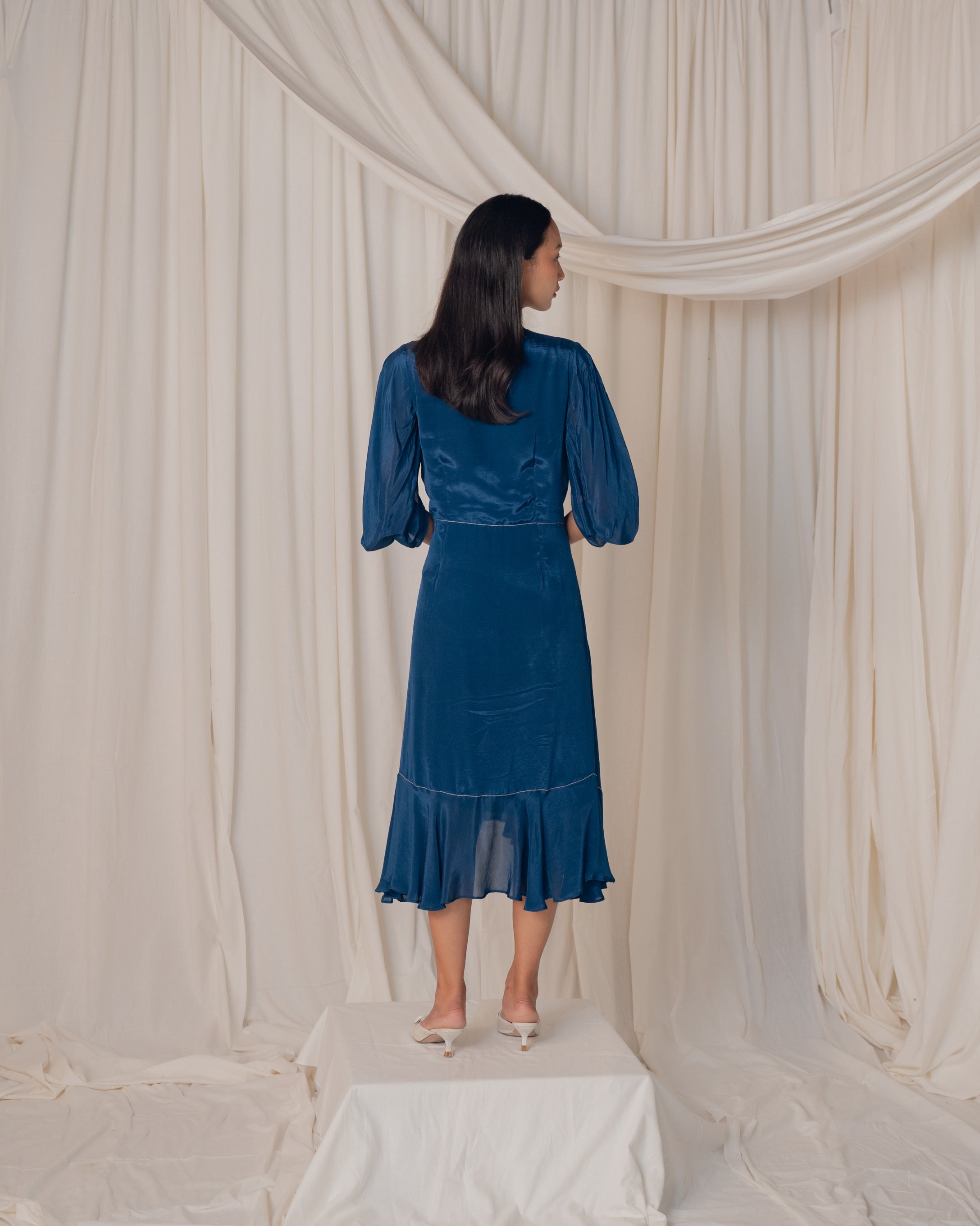 White Stitch Dress