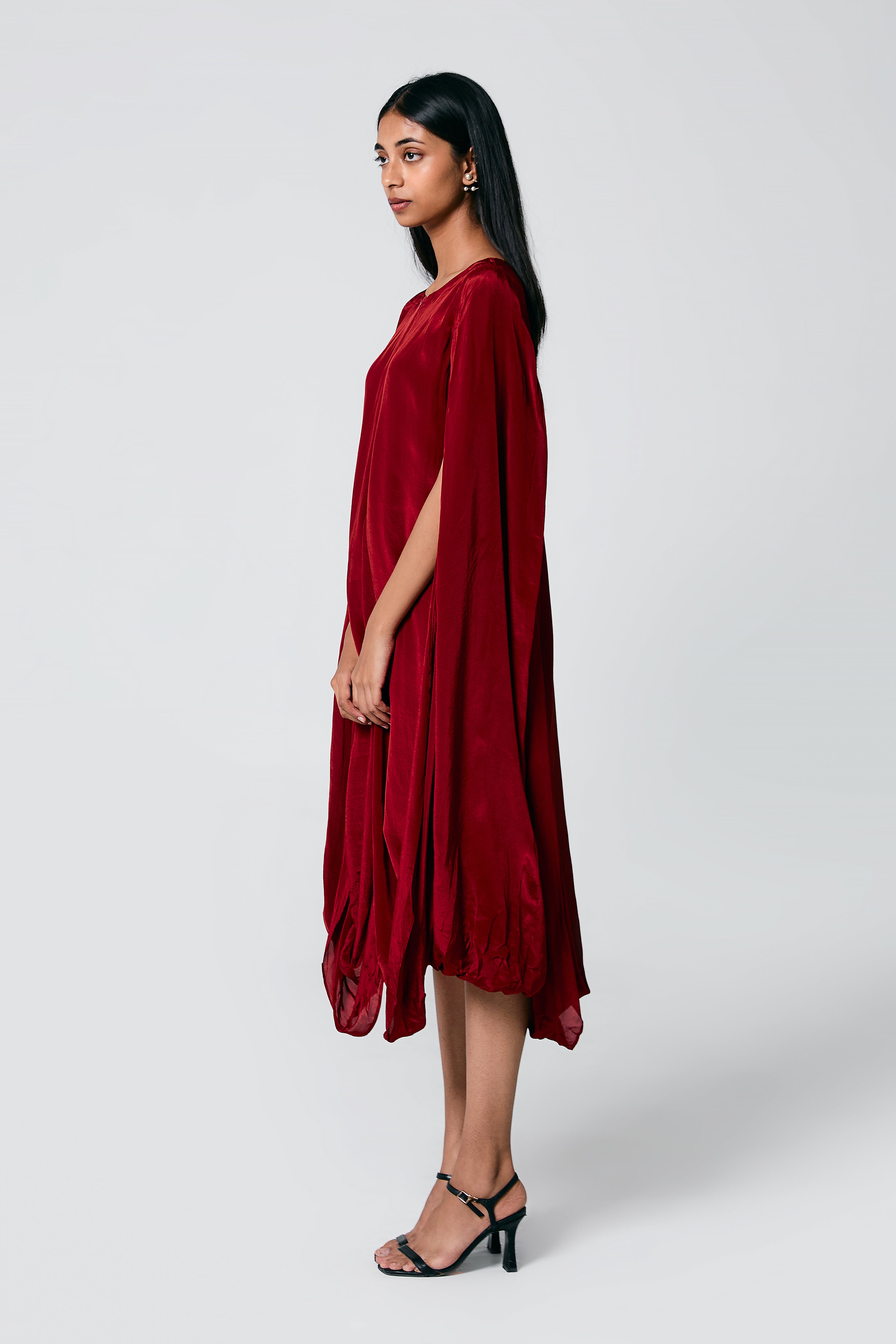 Double Cowl Dress