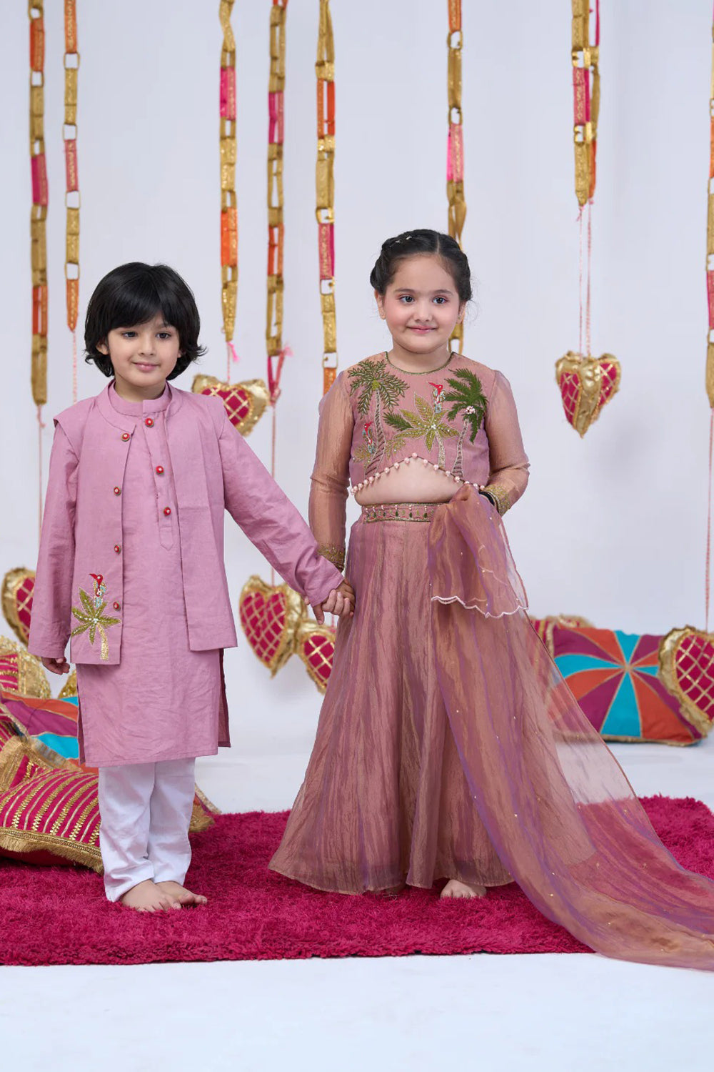 JUNGLE MOTIF LEHENGA SET